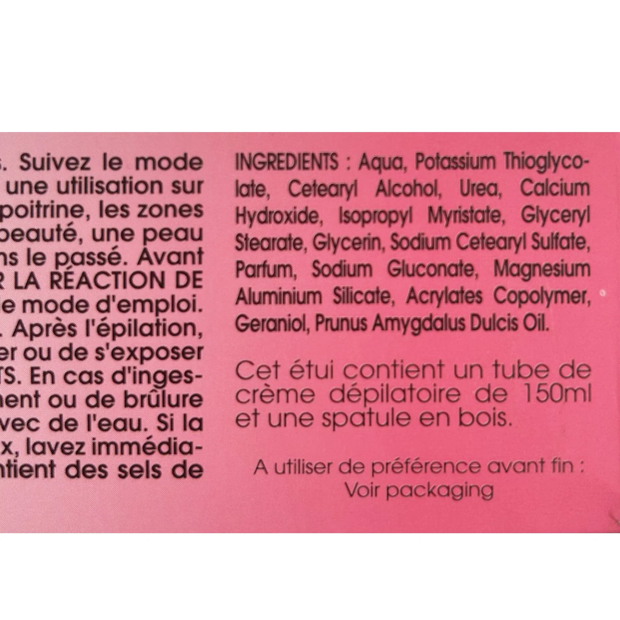 Crème dépilatoire jambes aisselles et maillot - Image 2
