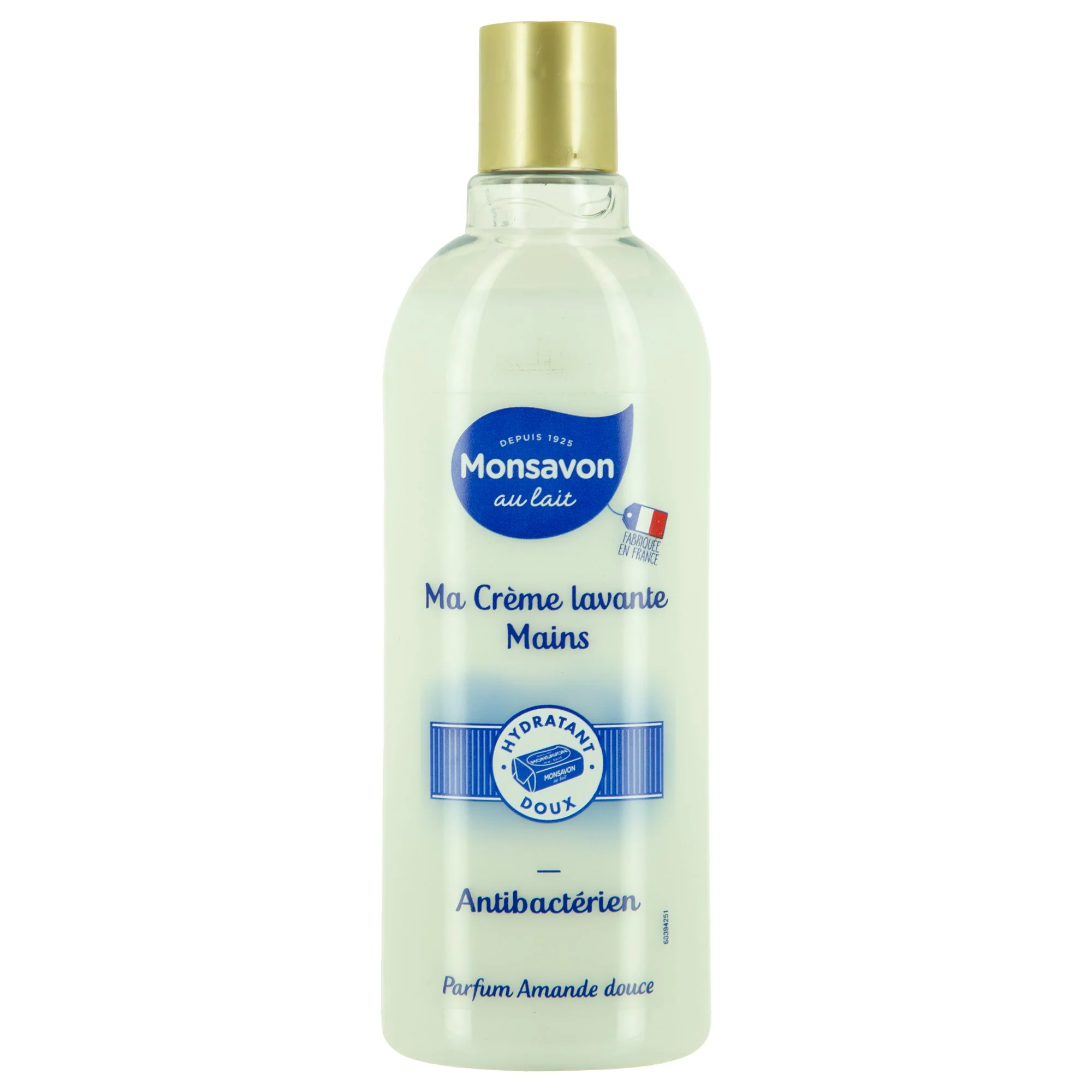 Crème lavante antibactérienne pour les mains