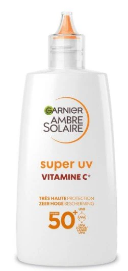 Crème solaire visage vitamine C anti tache SPF 50+