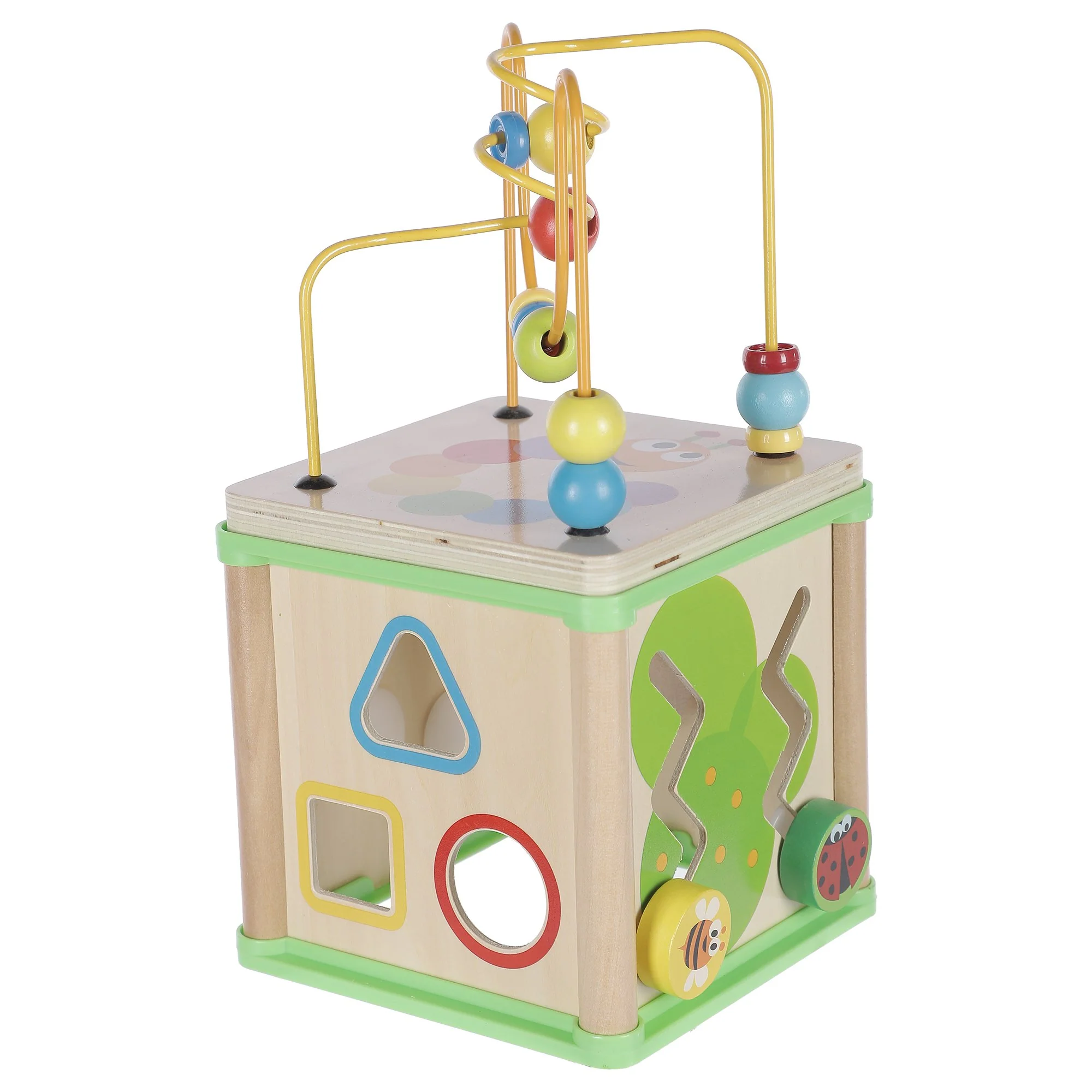 Cube en bois multi activités - Image 2
