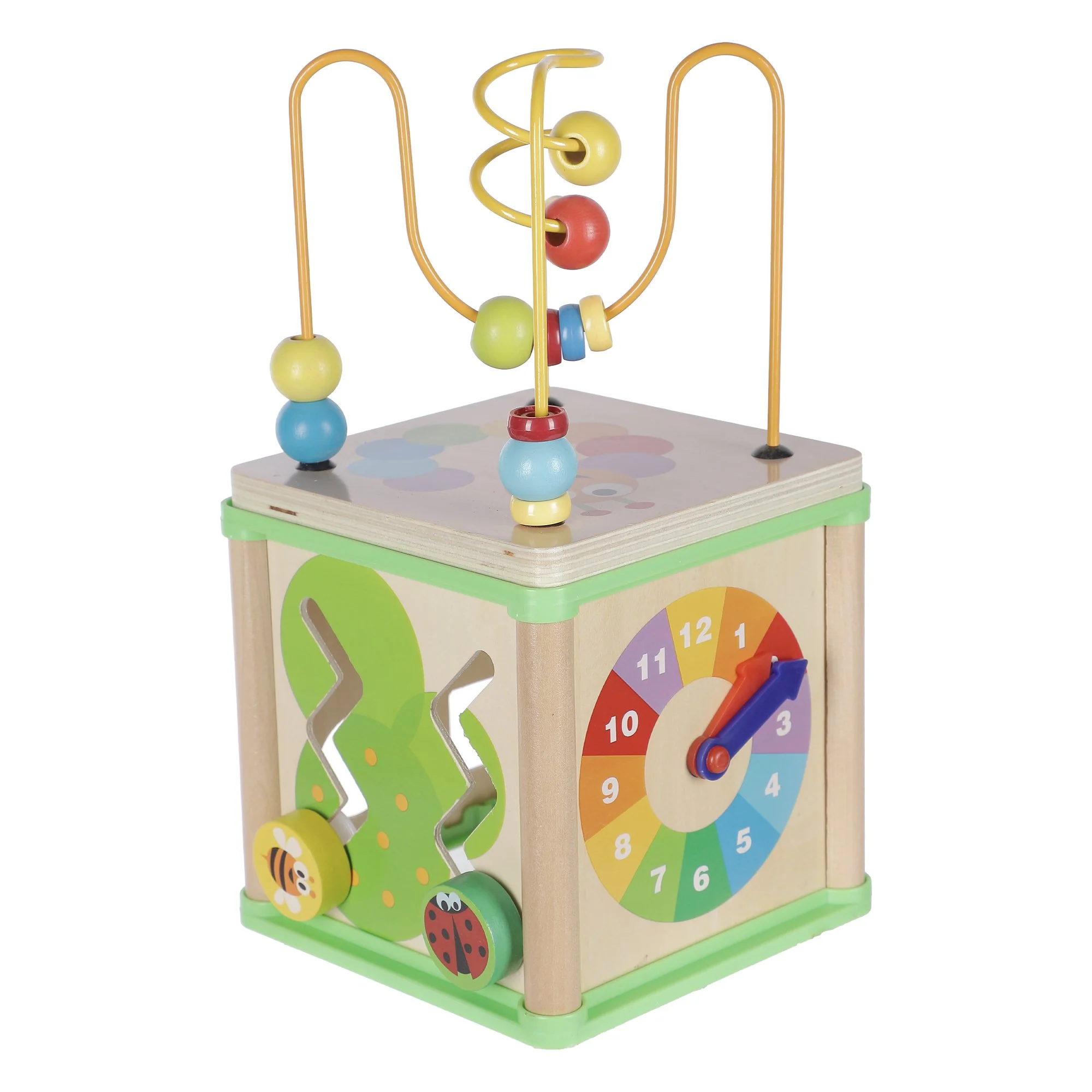 Cube en bois multi activités - Image 3