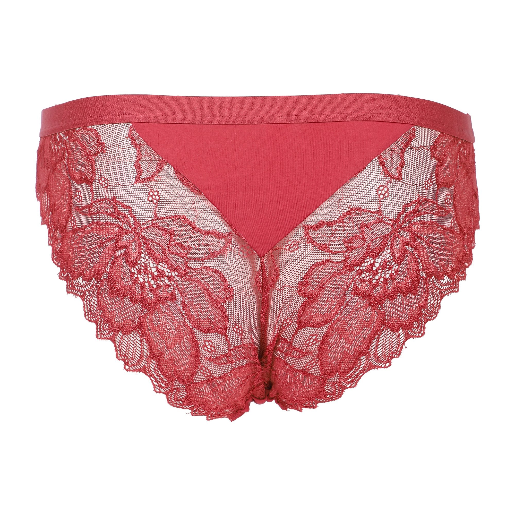 Culotte en dentelle rouge - Image 2