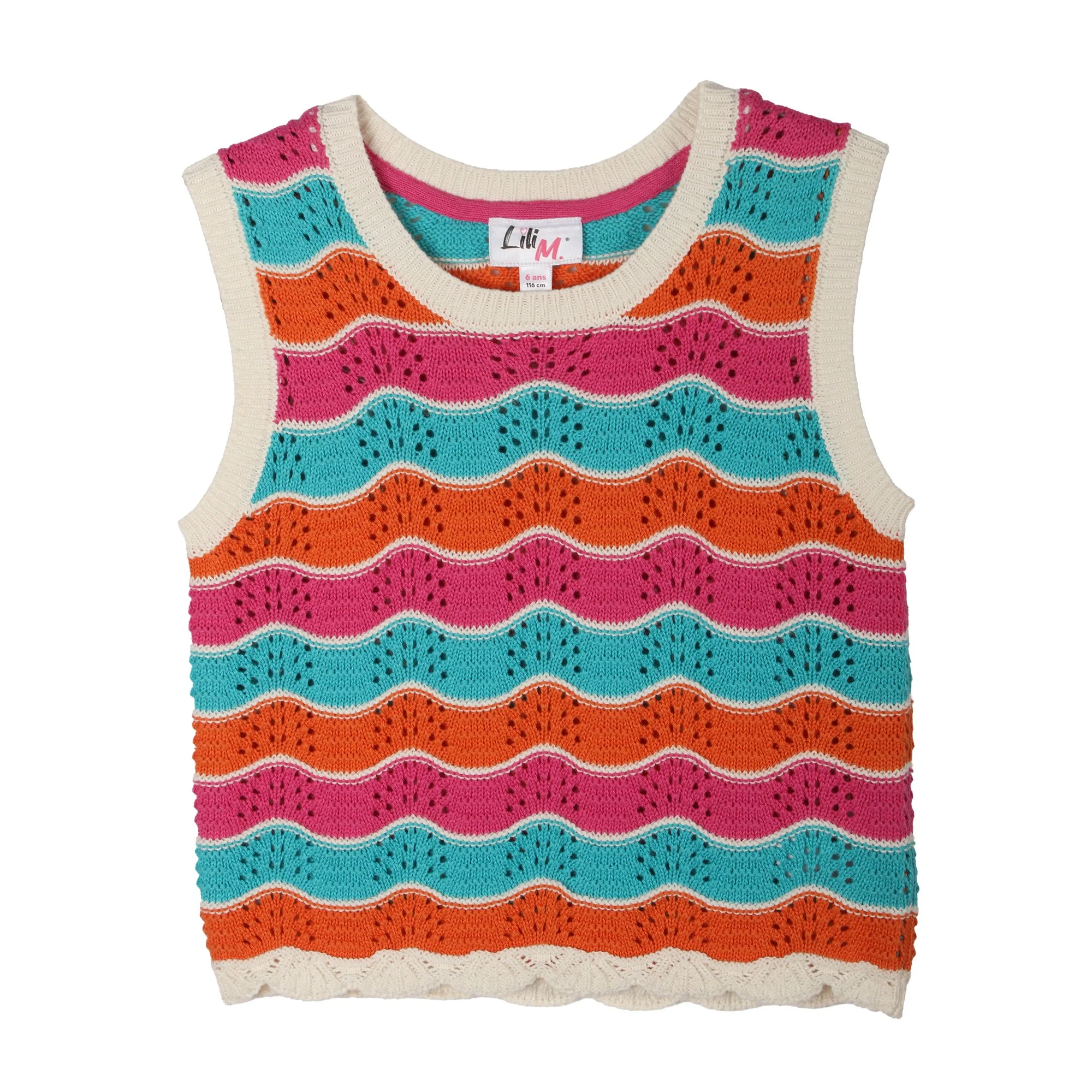 Débardeur en crochet