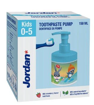 Dentifrice kids avec pompe fraise