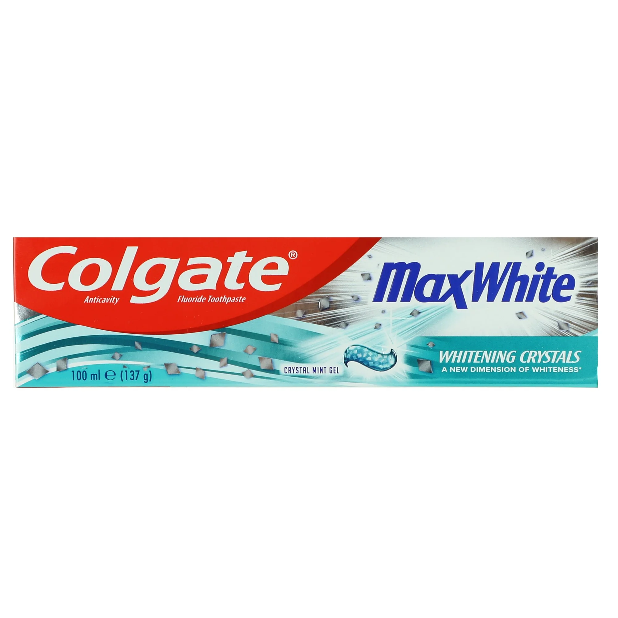 Dentifrice max white menthe crystal