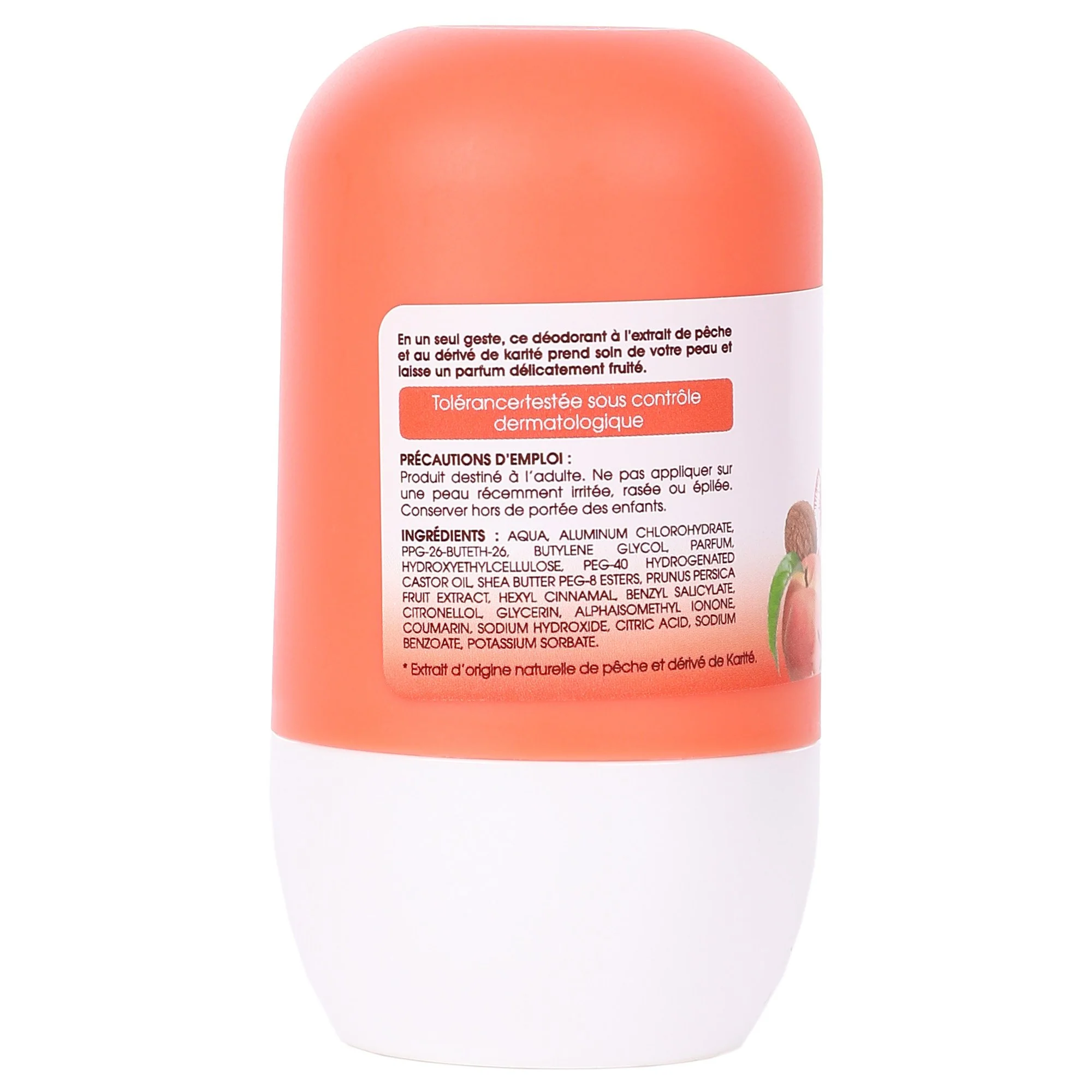 Déodorant à bille karité pêche - Image 2