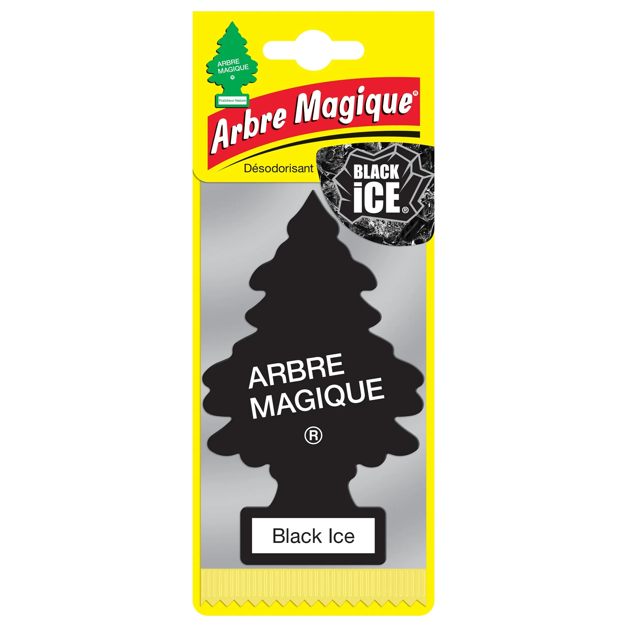 Désodorisant arbre magique black ice
