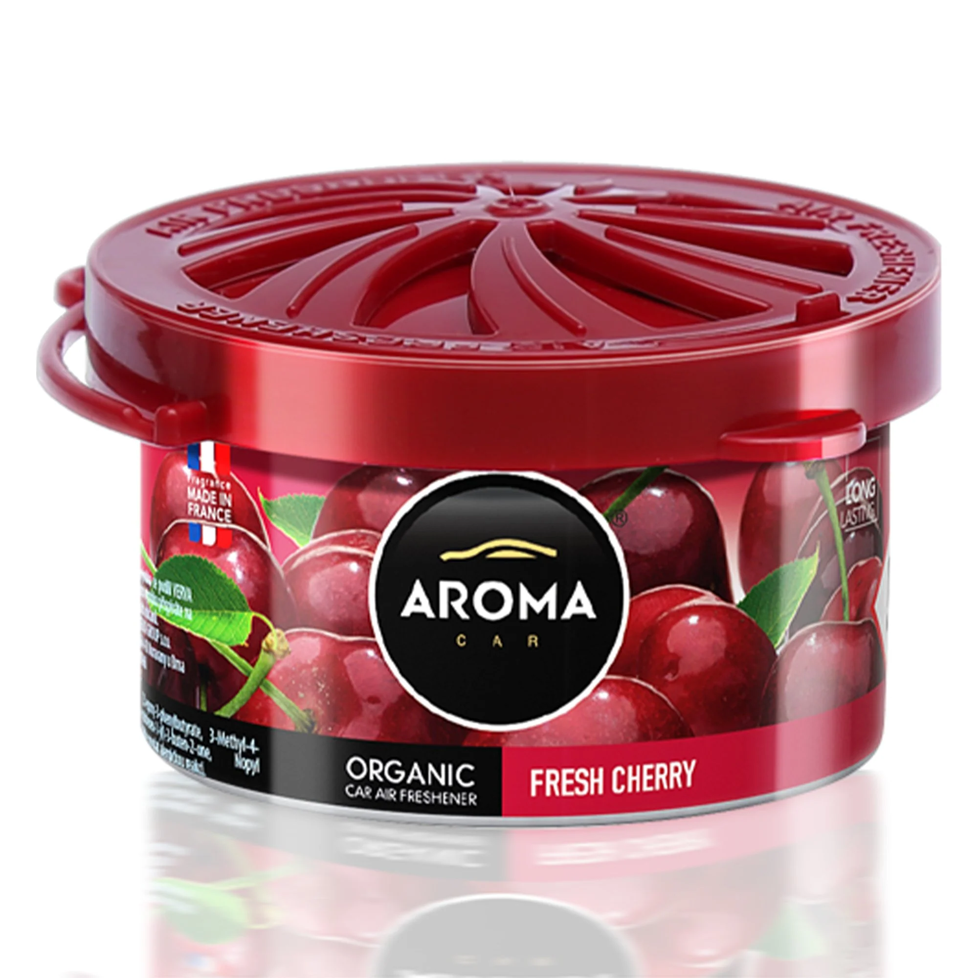 Désodorisant aroma car organic cherry