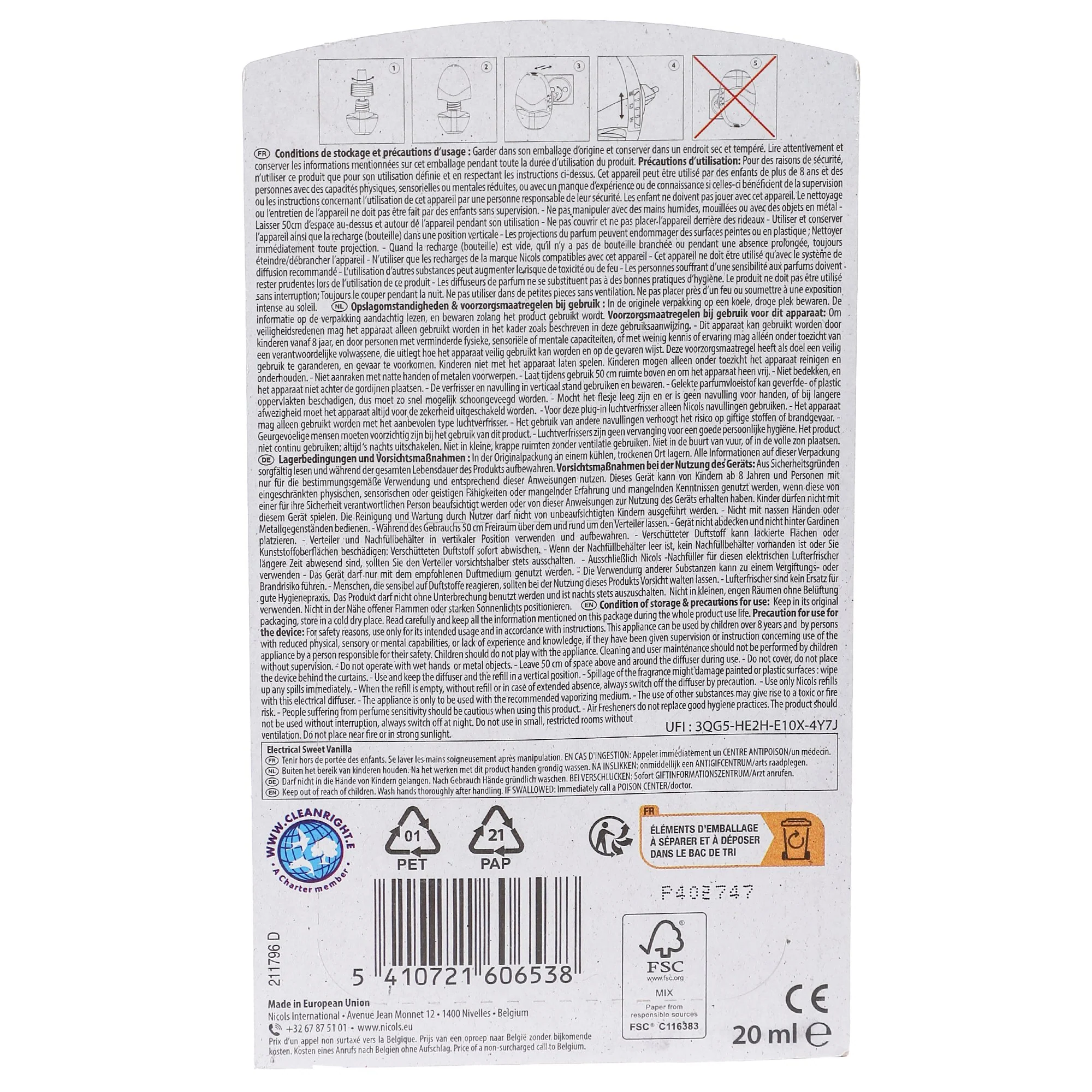 Désodorisant électrique + recharge vanille - Image 5