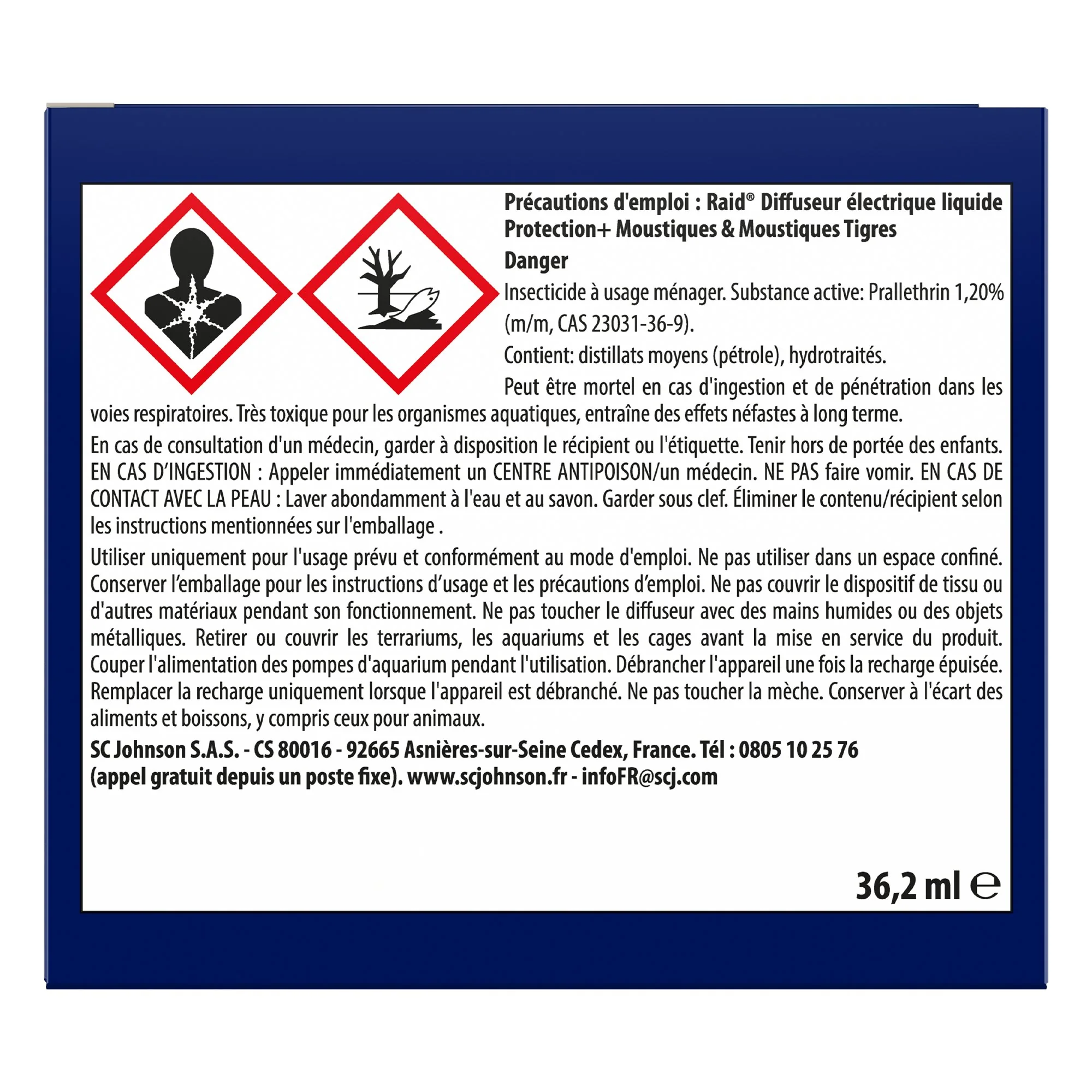 DIFFUSEUR ELECTRIQUE PROTECTION AVEC 1 RECHARGE 60 NUITS - Image 2
