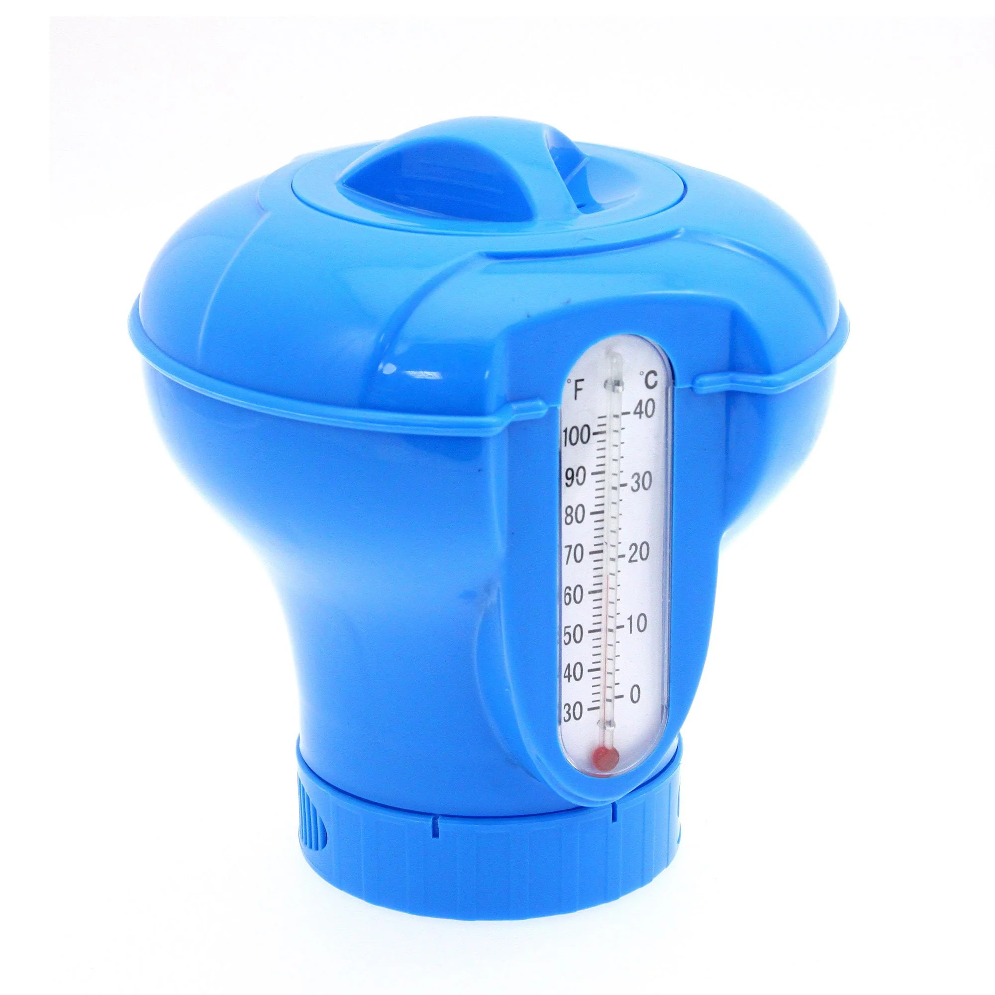 Distributeur de chlore et thermomètre