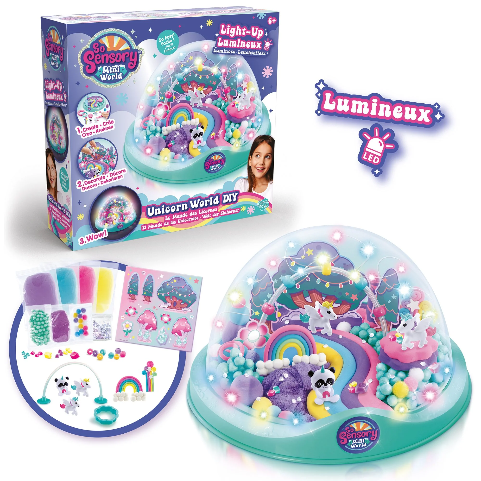 Dôme lumineux Licorne - Image 2