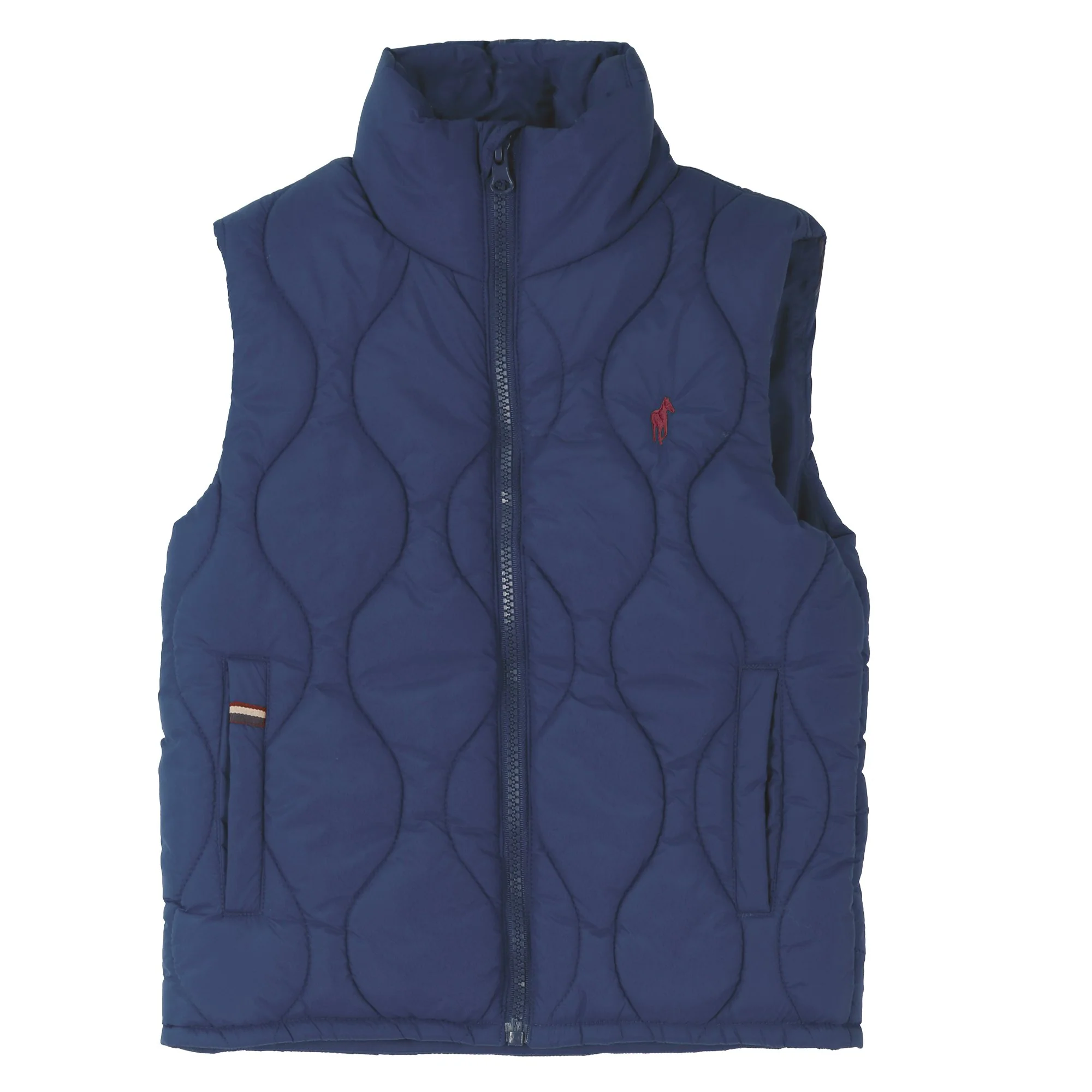 Doudoune sans manches 3/12 ans - Bleu foncé