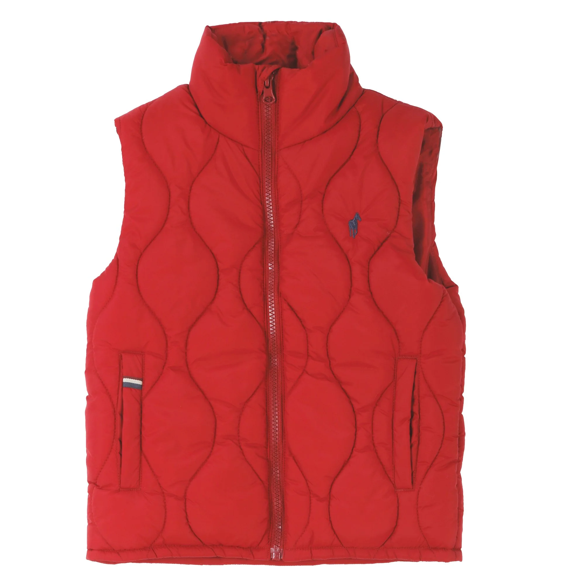 Doudoune sans manches 3/12 ans - Rouge