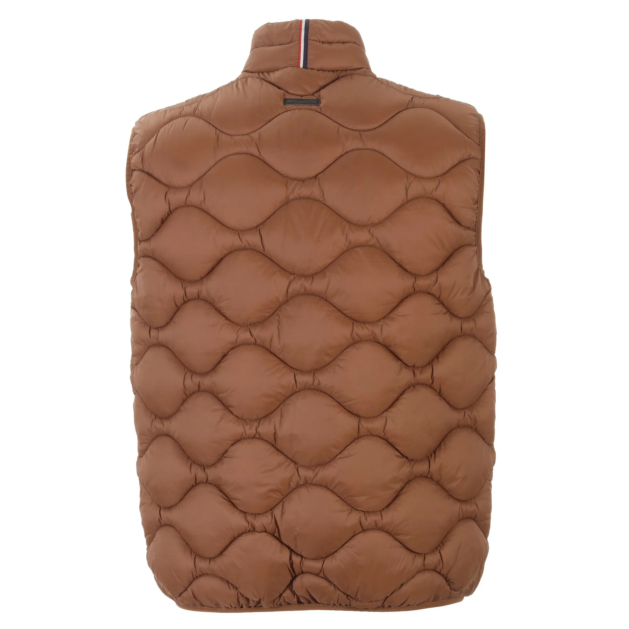 Doudoune sans manches matelassé - Marron - Image 2