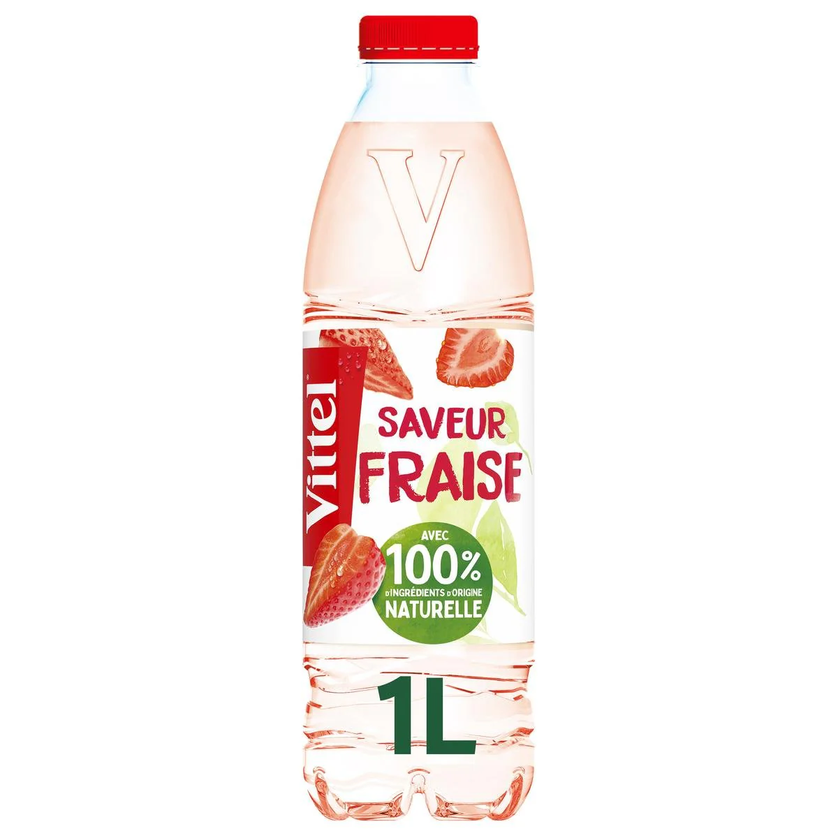 Eau aromatisée citron et fraise 1L