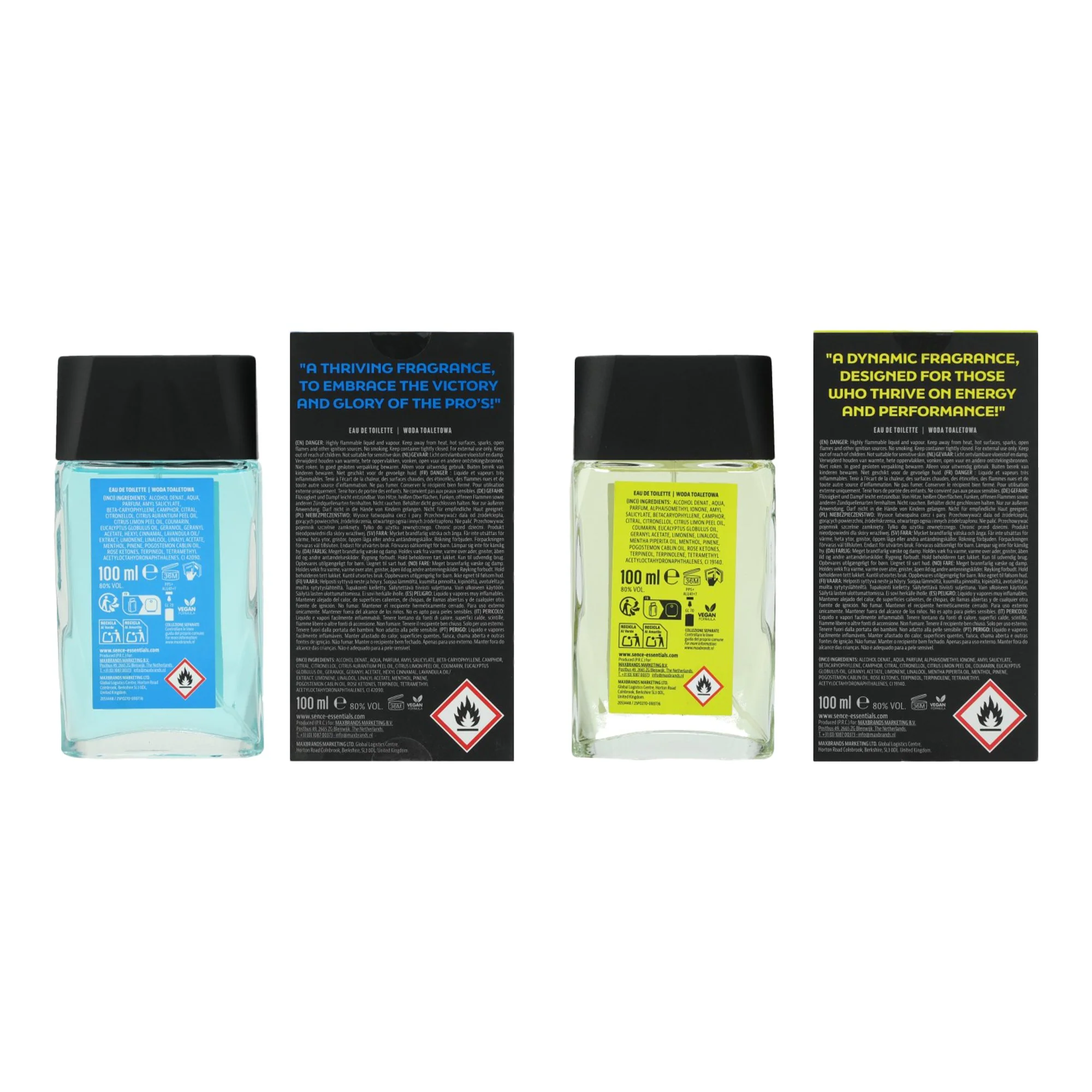 Eau de toilette active sport men - Jaune - Image 2