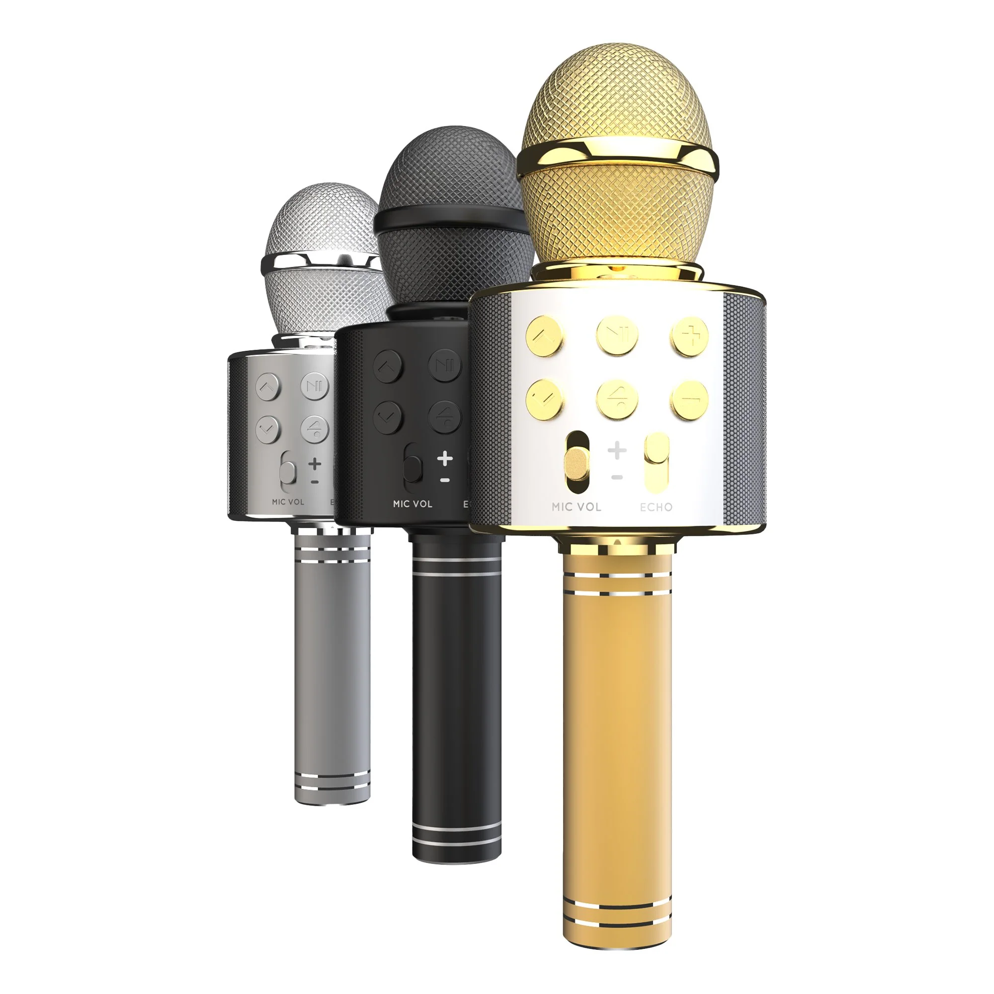 Enceinte micro karaoké - Or - Image 2