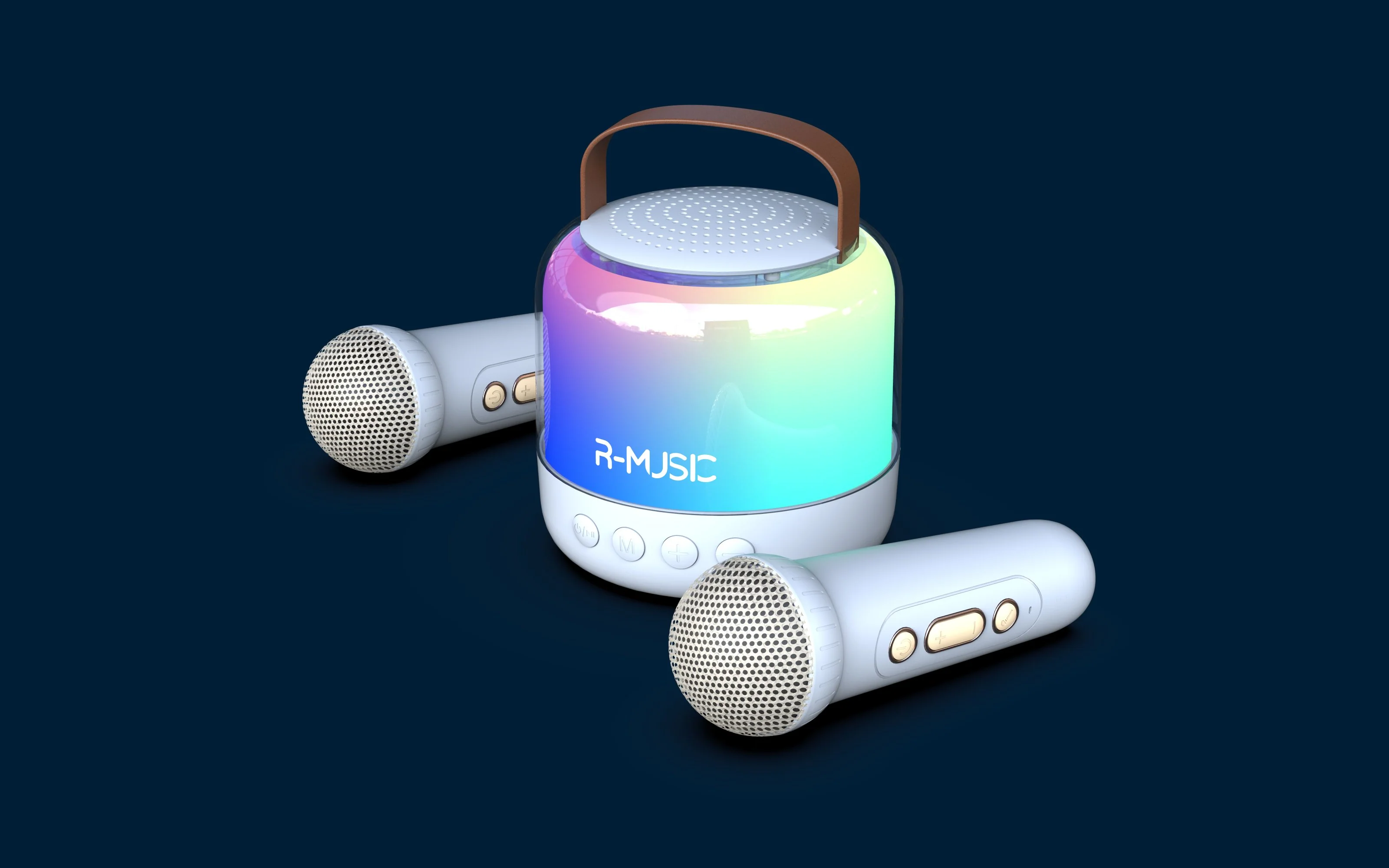 Enceinte sans fil + 2 micros Rainbow Duo - Image 4