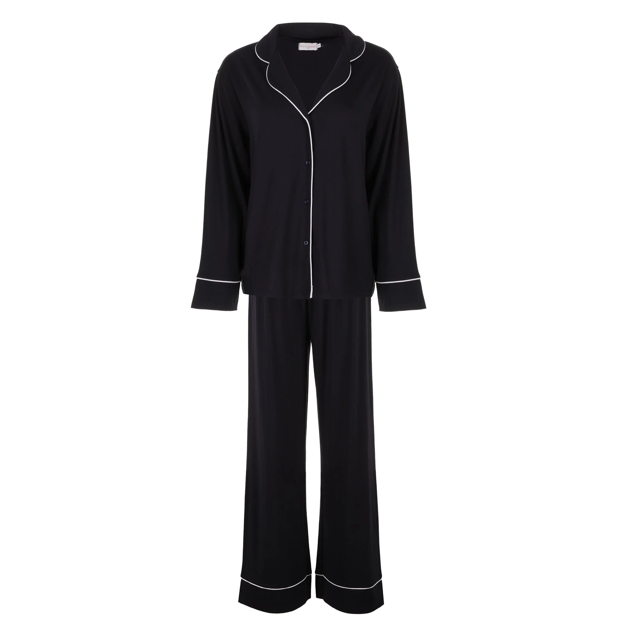 Ensemble chemise + pantalon  - Bleu foncé - Image 2