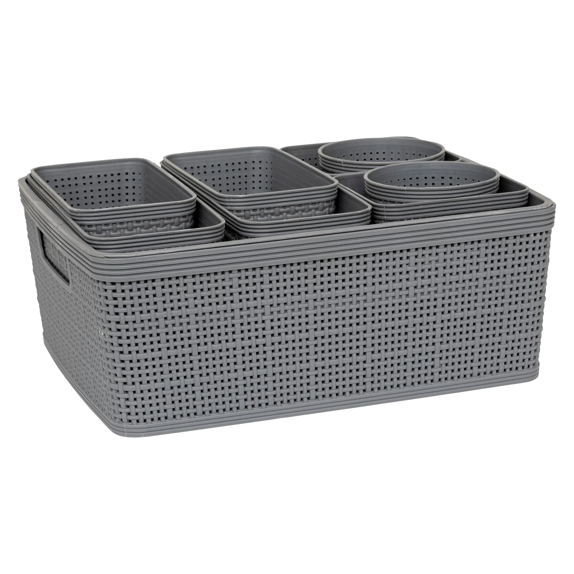 Ensemble de 10 paniers de rangement
