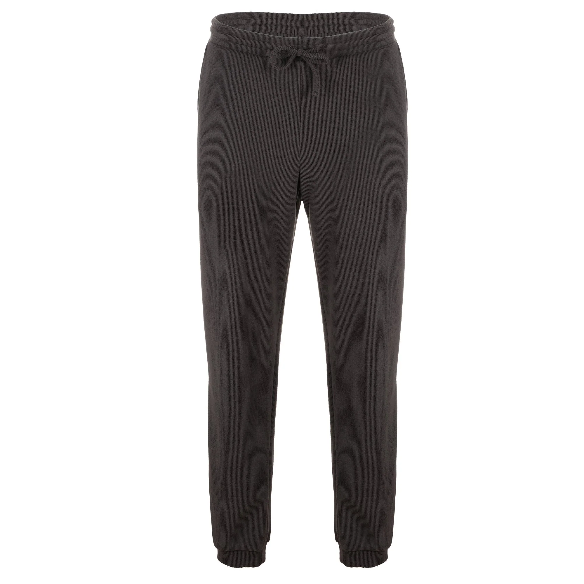 Ensemble de pyjama long texturé  - Gris - Image 4