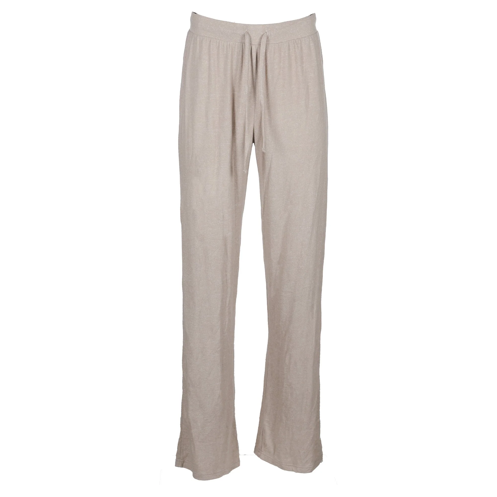 Ensemble haut avec capuche et bas évasé - Beige - Image 4