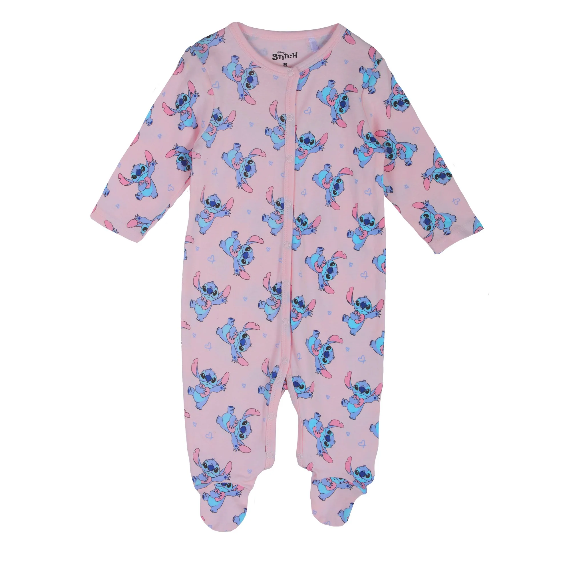 Ensemble licence dors bien + bavoir + body - Rose