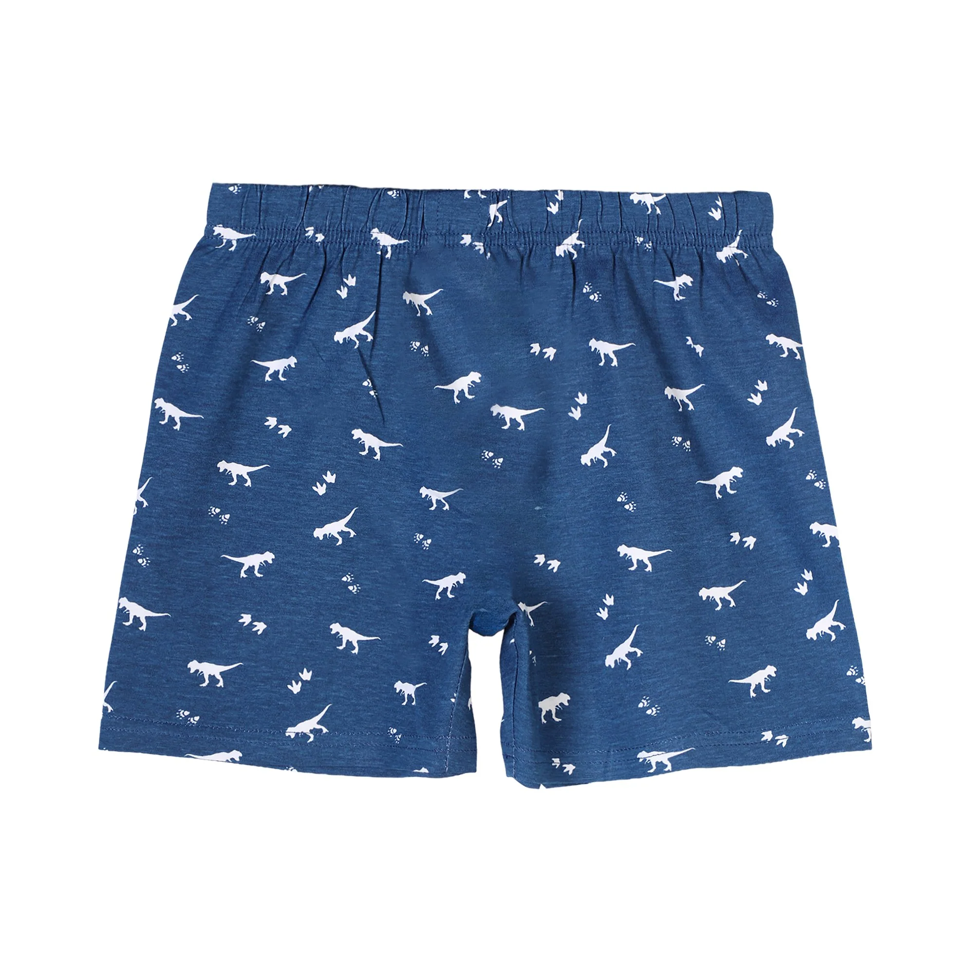 Ensemble pyjama haut et short  - Bleu foncé - Image 4