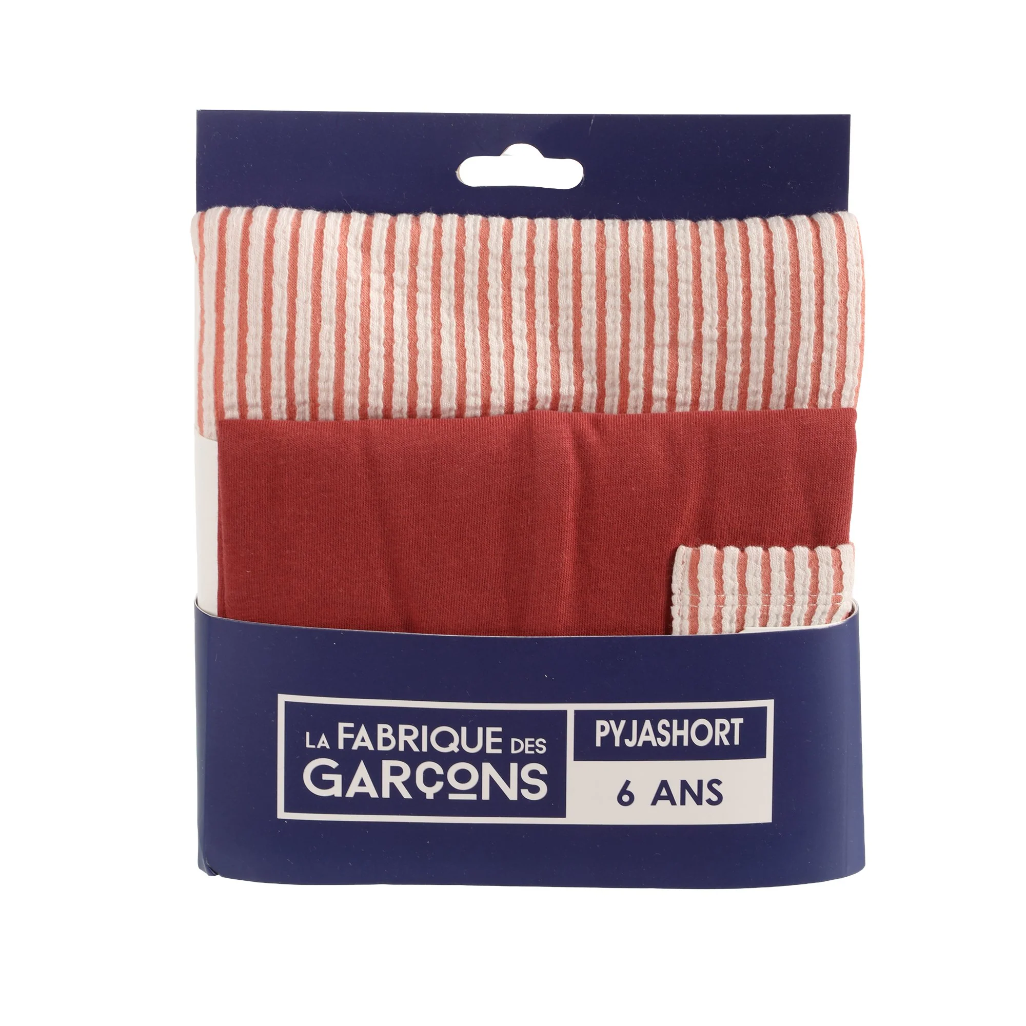 Ensemble pyjama haut et short - Marron - Image 6