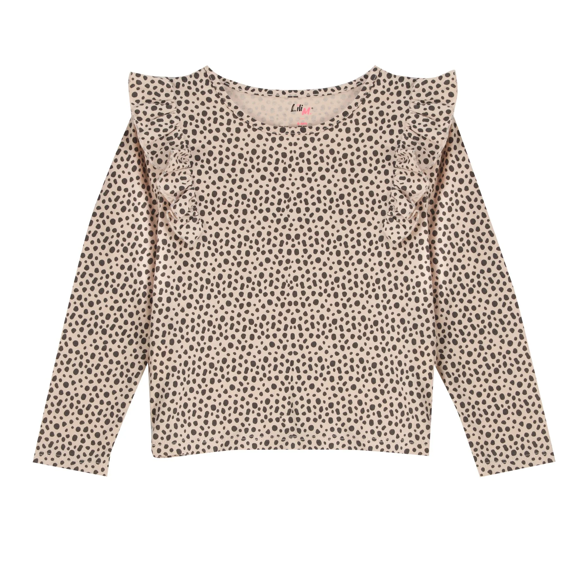 Ensemble robe salopette + tee-shirt manches longues 3/12 ans - Orange - Image 3