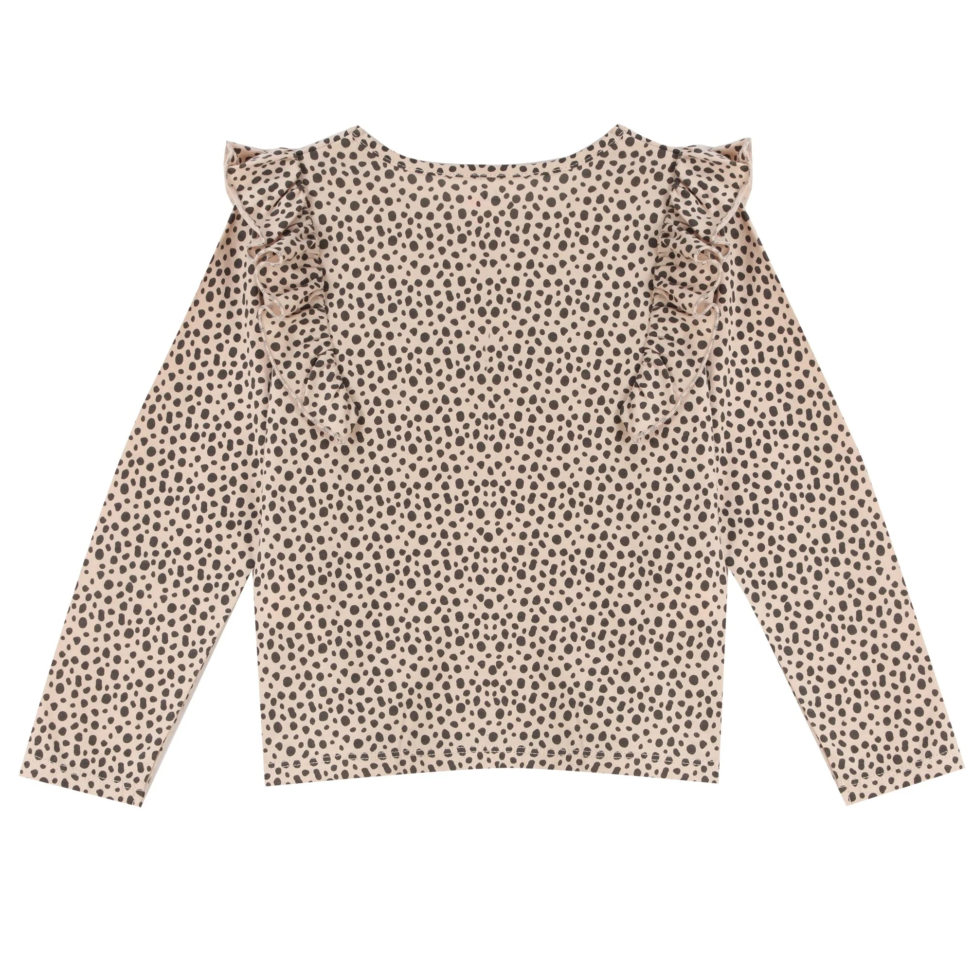 Ensemble robe salopette + tee-shirt manches longues 3/12 ans - Orange - Image 4