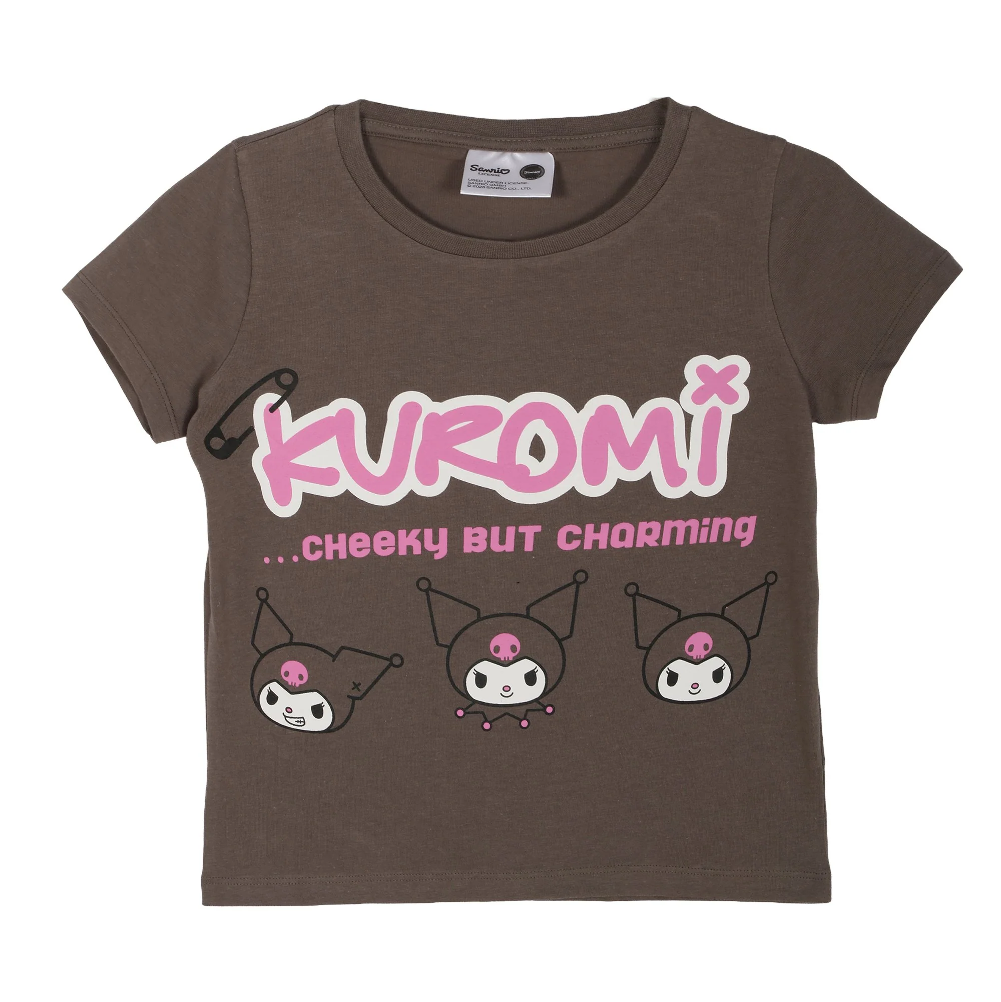 Ensemble short et haut licence - Marron