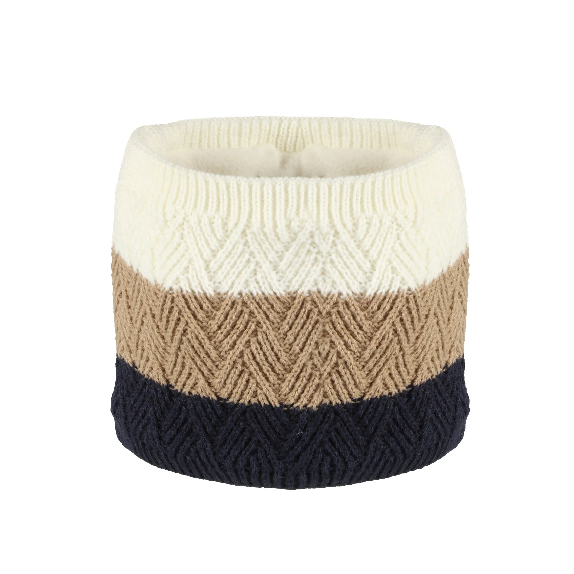 Ensemble snood, gants et bonnet - Beige - Image 2