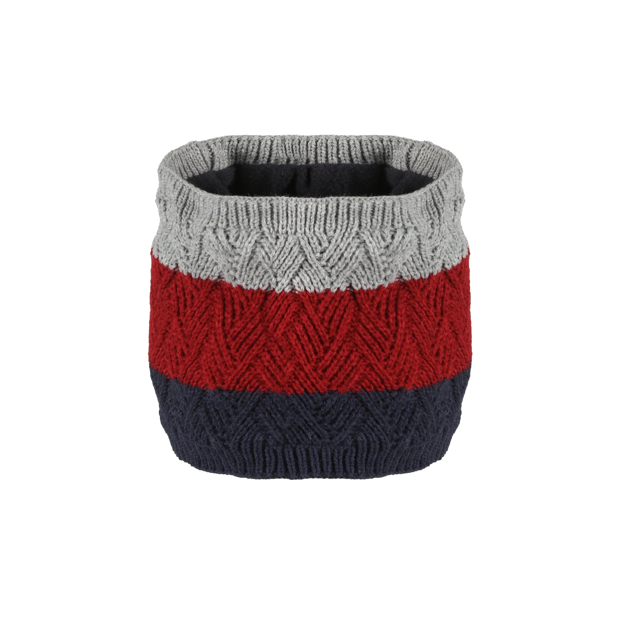 Ensemble snood, gants et bonnet - Gris - Image 2