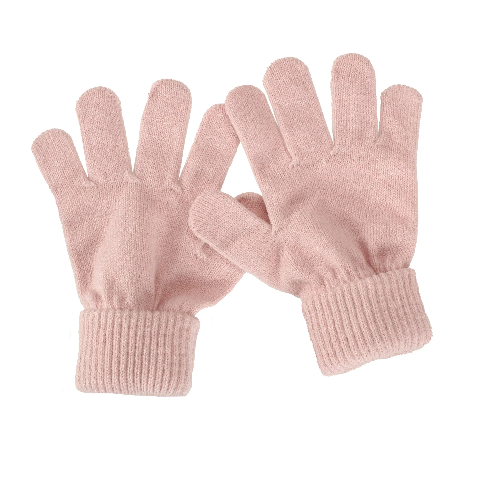 Ensemble snood, gants et bonnet - Rose - Image 3