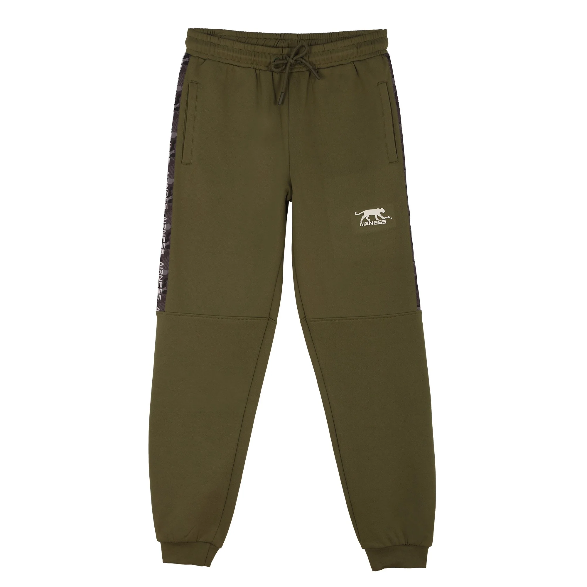 Ensemble sweat zippé + bas de jogging 8/14 ans - Kaki - Image 4