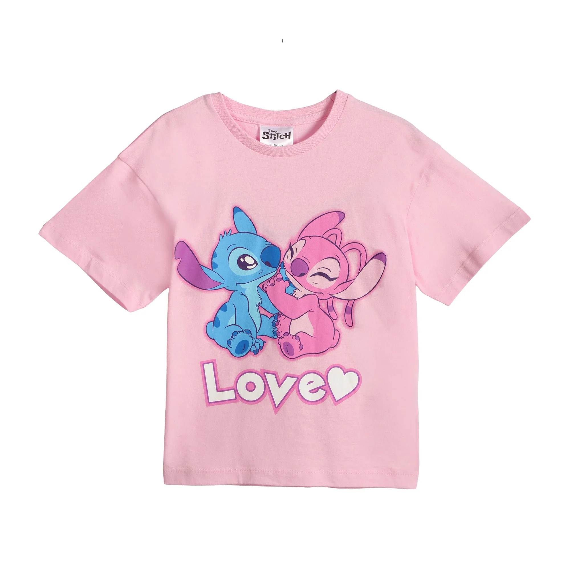 Ensemble t-shirt et corsaire - Rose