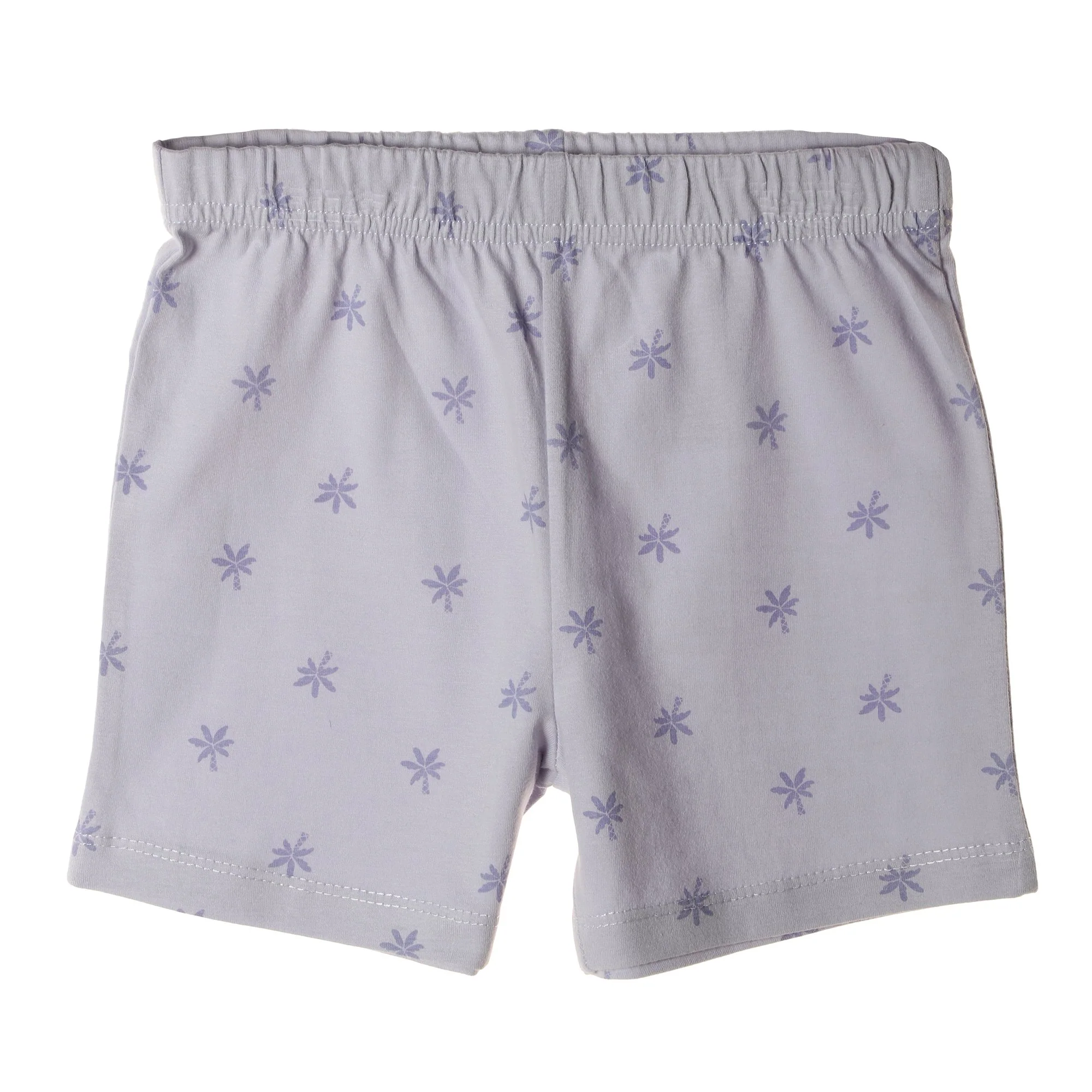 Ensemble tee shirt et short dors bien - Bleu - Image 4