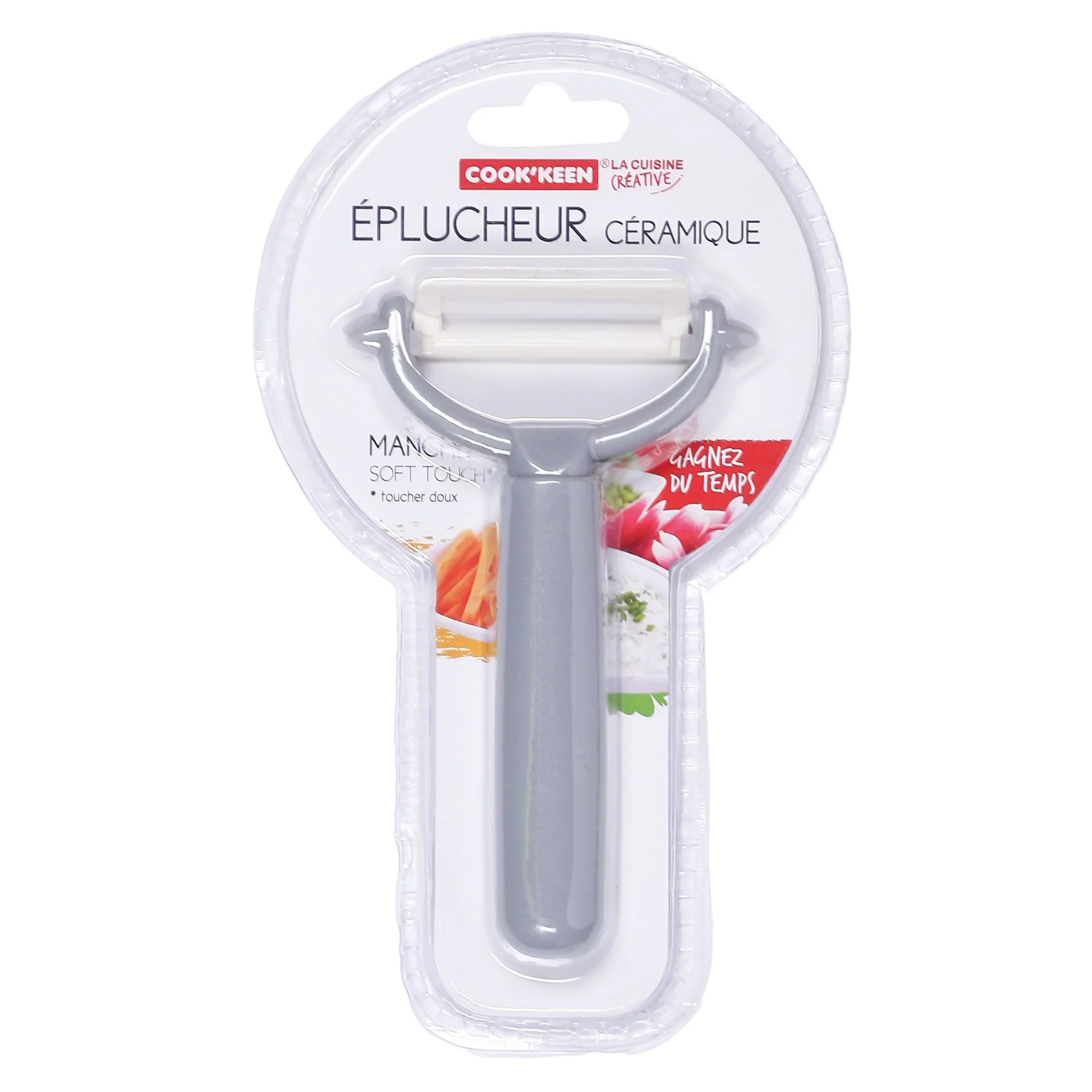 Eplucheur en céramique  - Gris