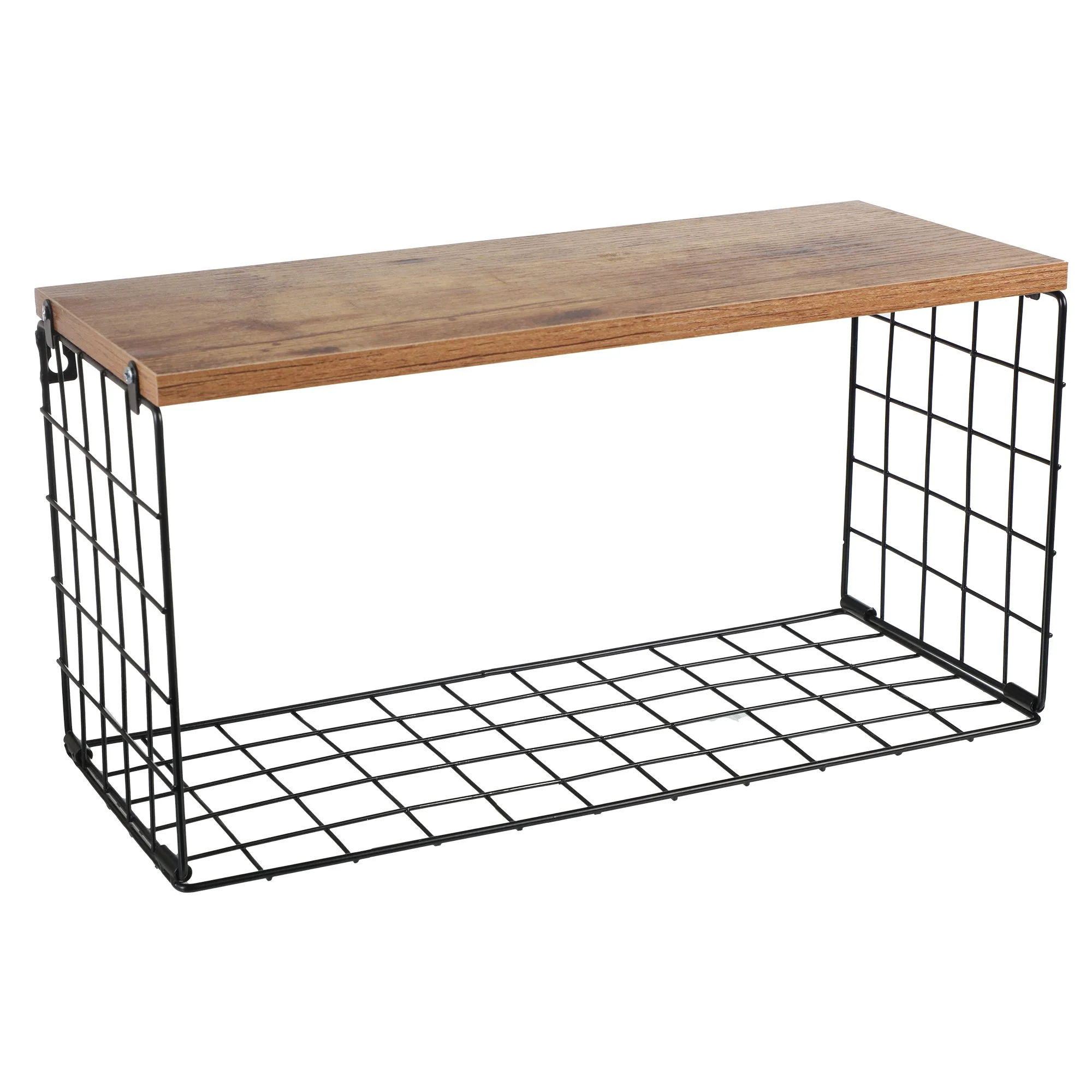 Étagère murale avec panier de rangement - Image 2