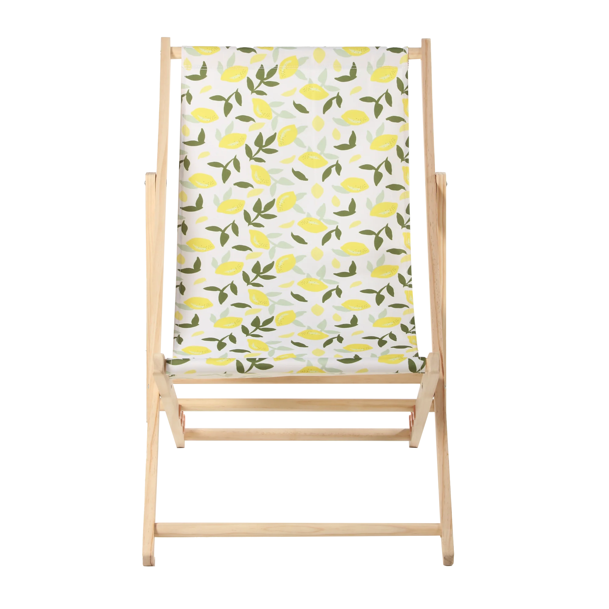 Fauteuil chilienne en bois  - Imprimé