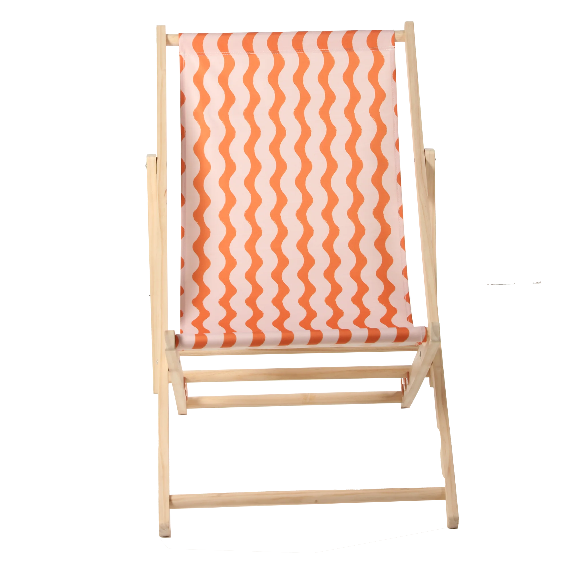 Fauteuil chilienne en bois  - Jaune - Image 2