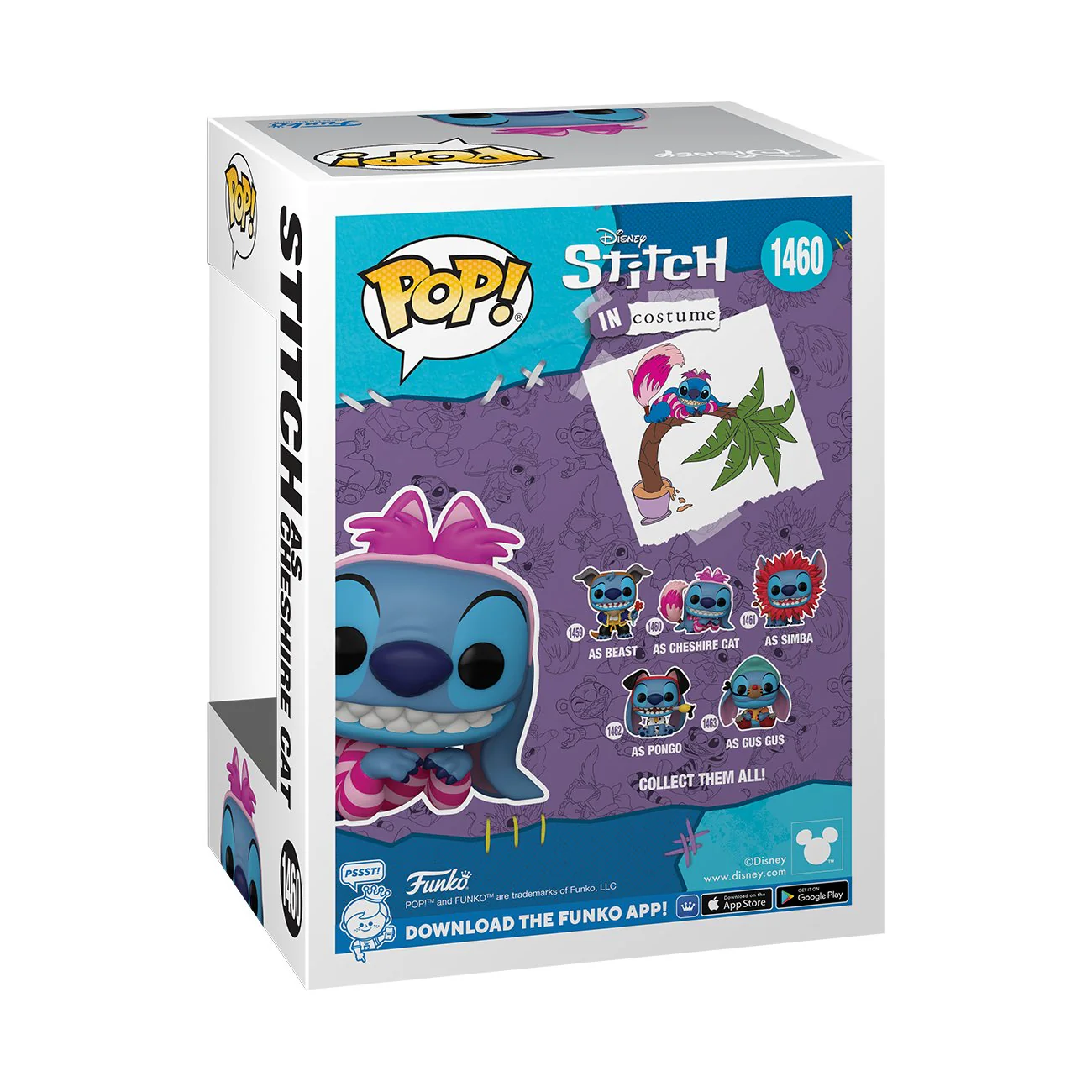 Figurine POP Disney- Stitch en Chat du Cheshire - Image 2