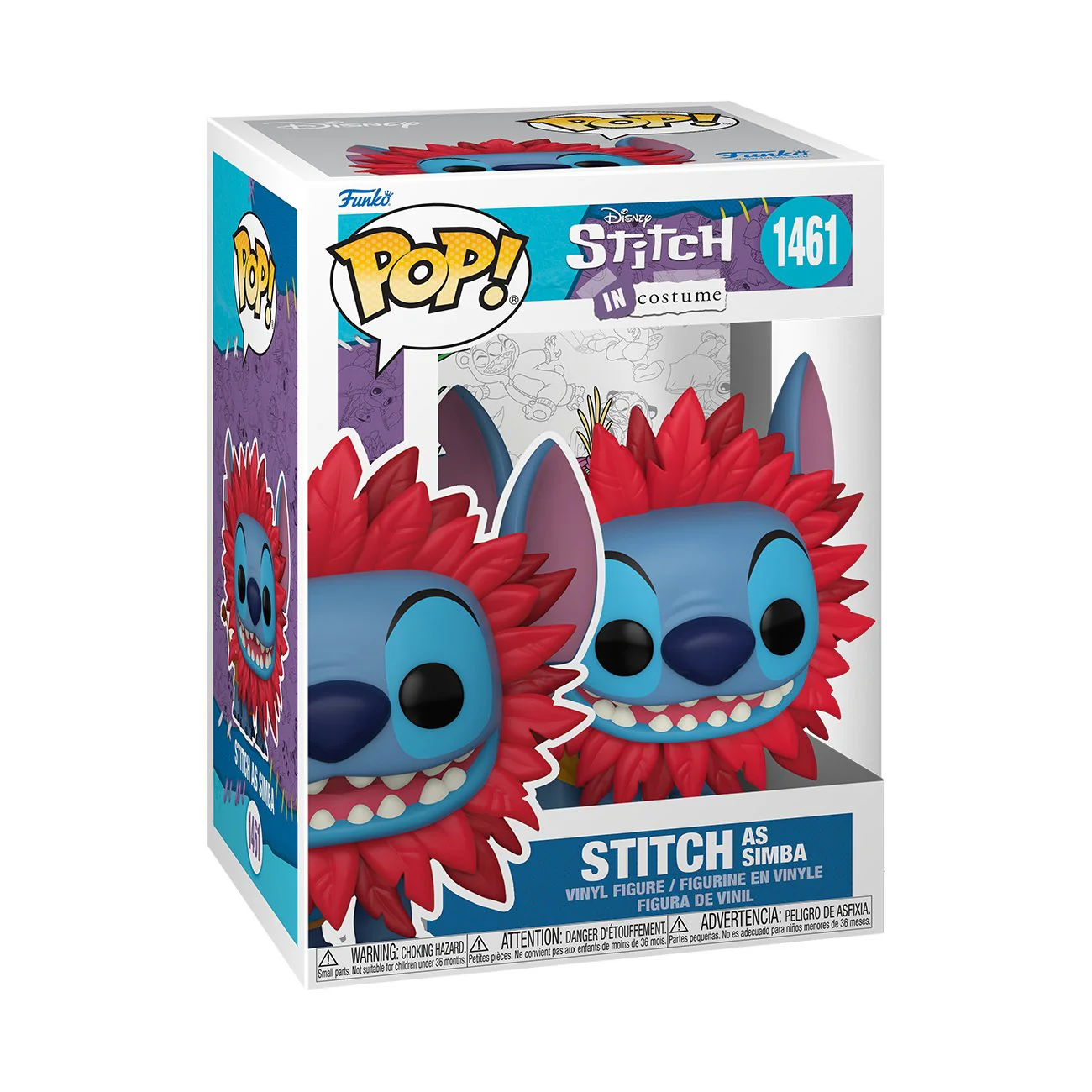 Figurine POP Disney- Stitch en Simba
