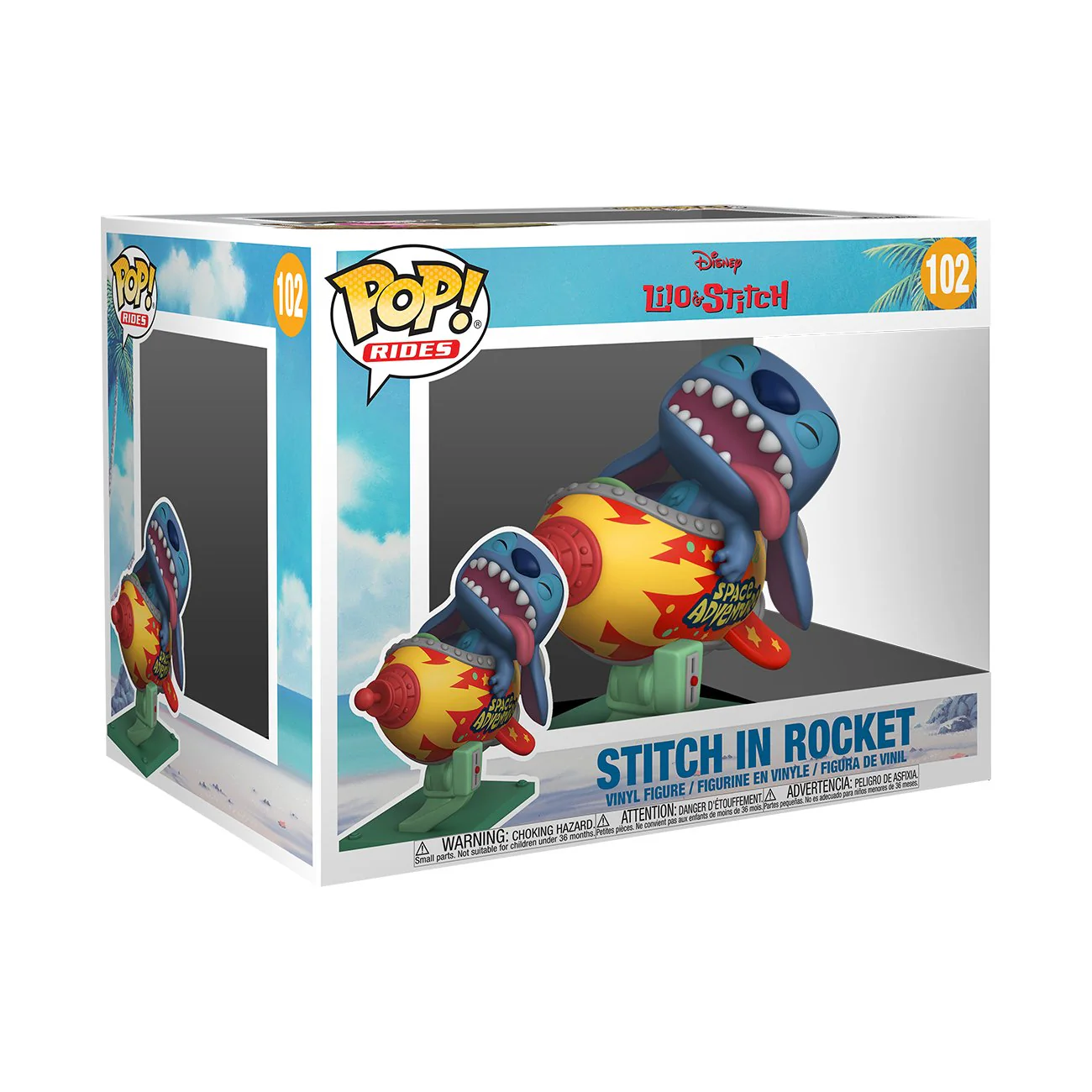 Figurine POP Rides Lilo and Stitch in Rocket - Image 2