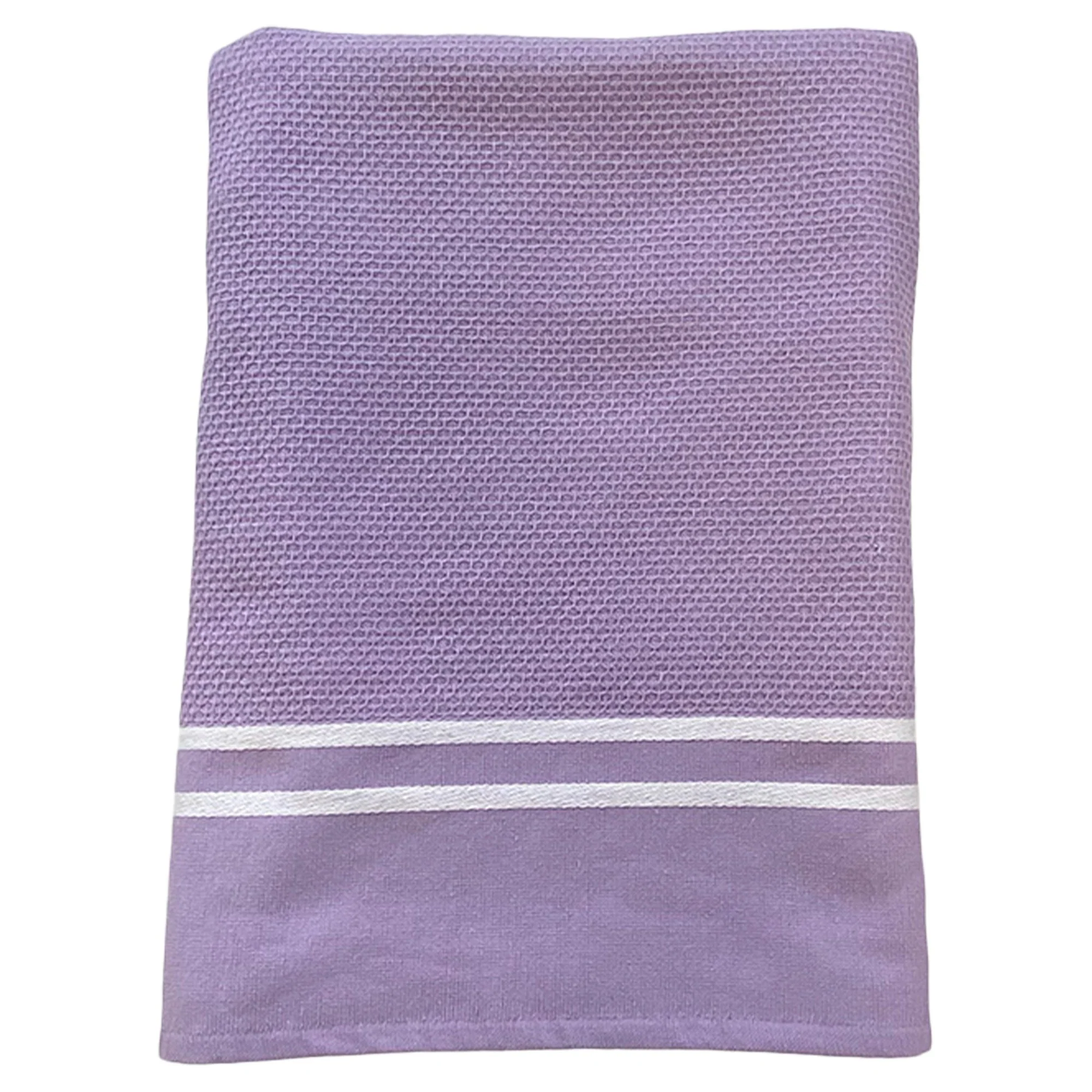 Foutah de plage dos éponge 90x170cm - Violet - Image 2