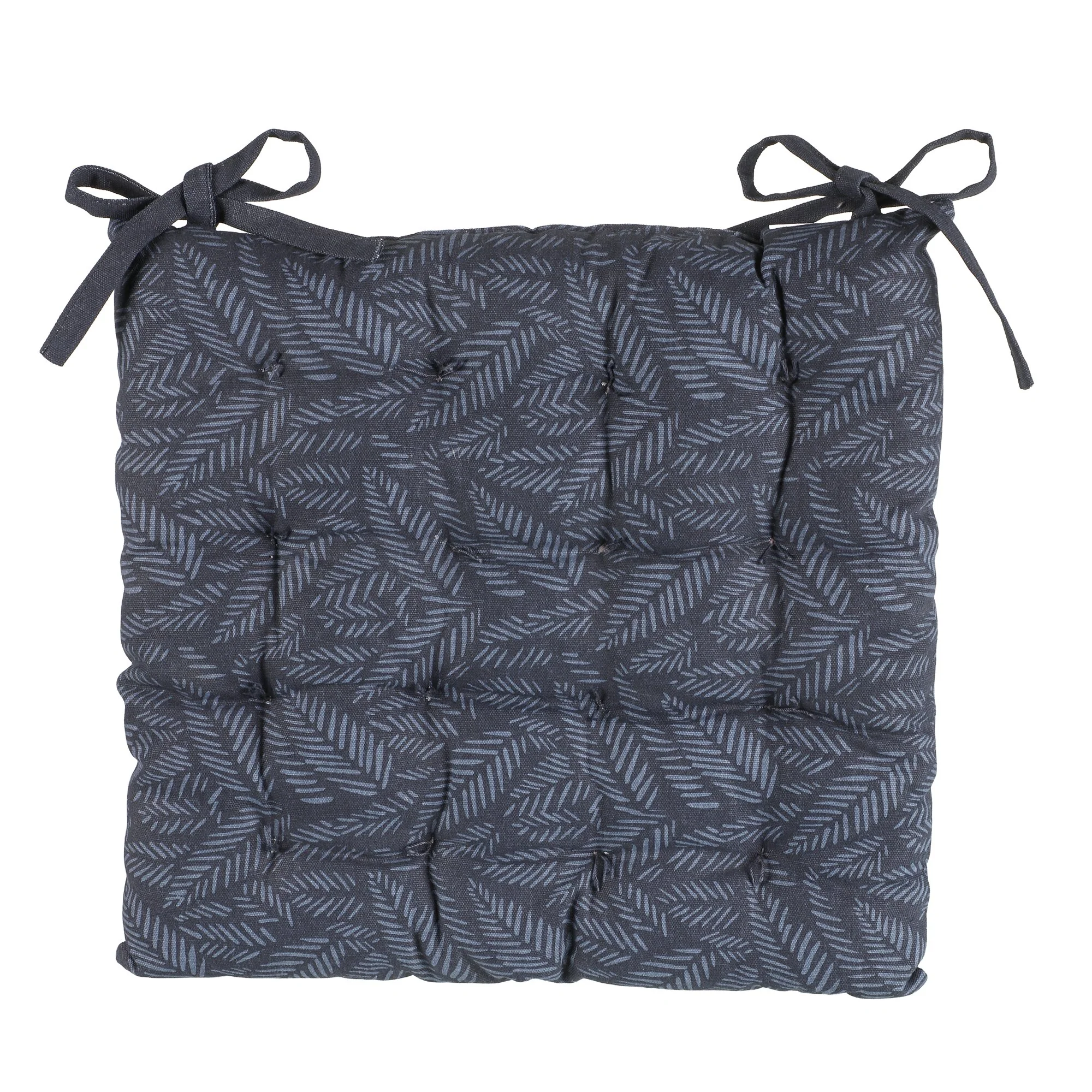 Galette de chaise feuillage 38x38cm - Image 4