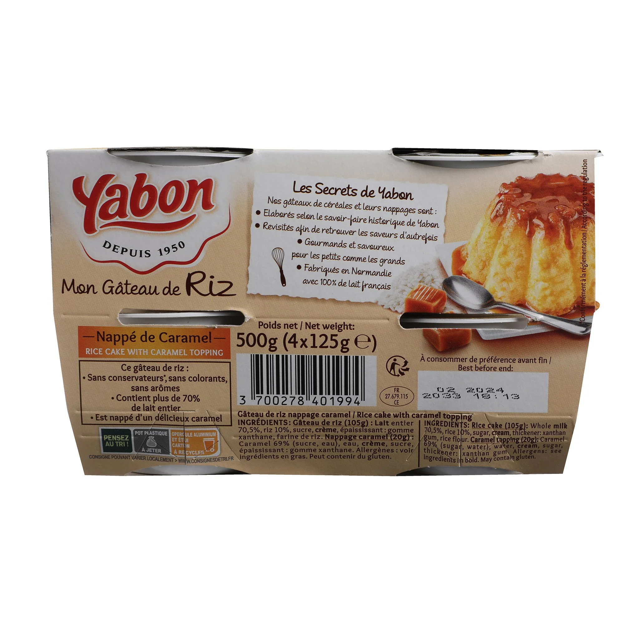Gâteau de riz nappage caramel - Image 3