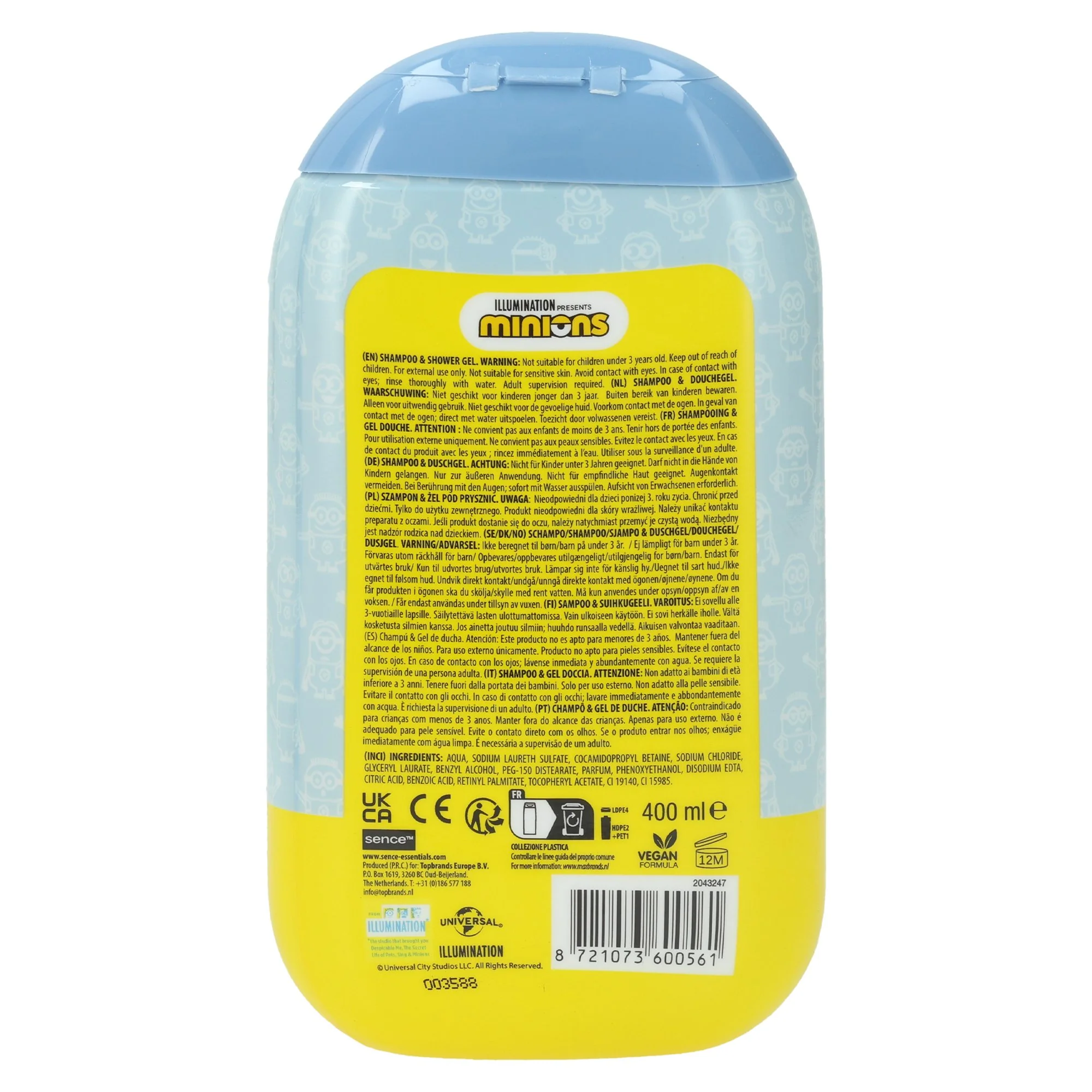Gel douche 2 en 1 bleu - Image 2